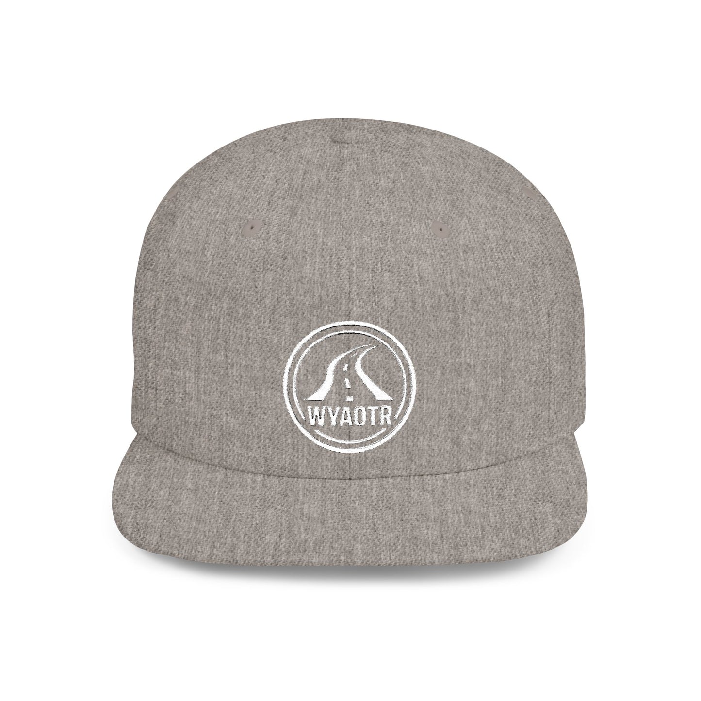 Stylish Flat Bill Snapback Hat, Trendy Cap for Casual Outings, Road Trip Accessory, Gift for Friends, Summer Fashion Must-Have