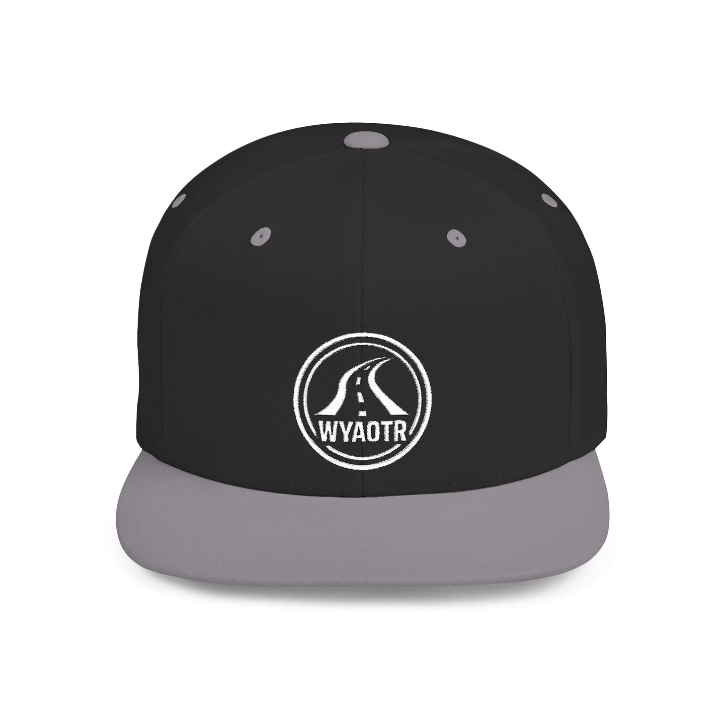 Stylish Flat Bill Snapback Hat, Trendy Cap for Casual Outings, Road Trip Accessory, Gift for Friends, Summer Fashion Must-Have