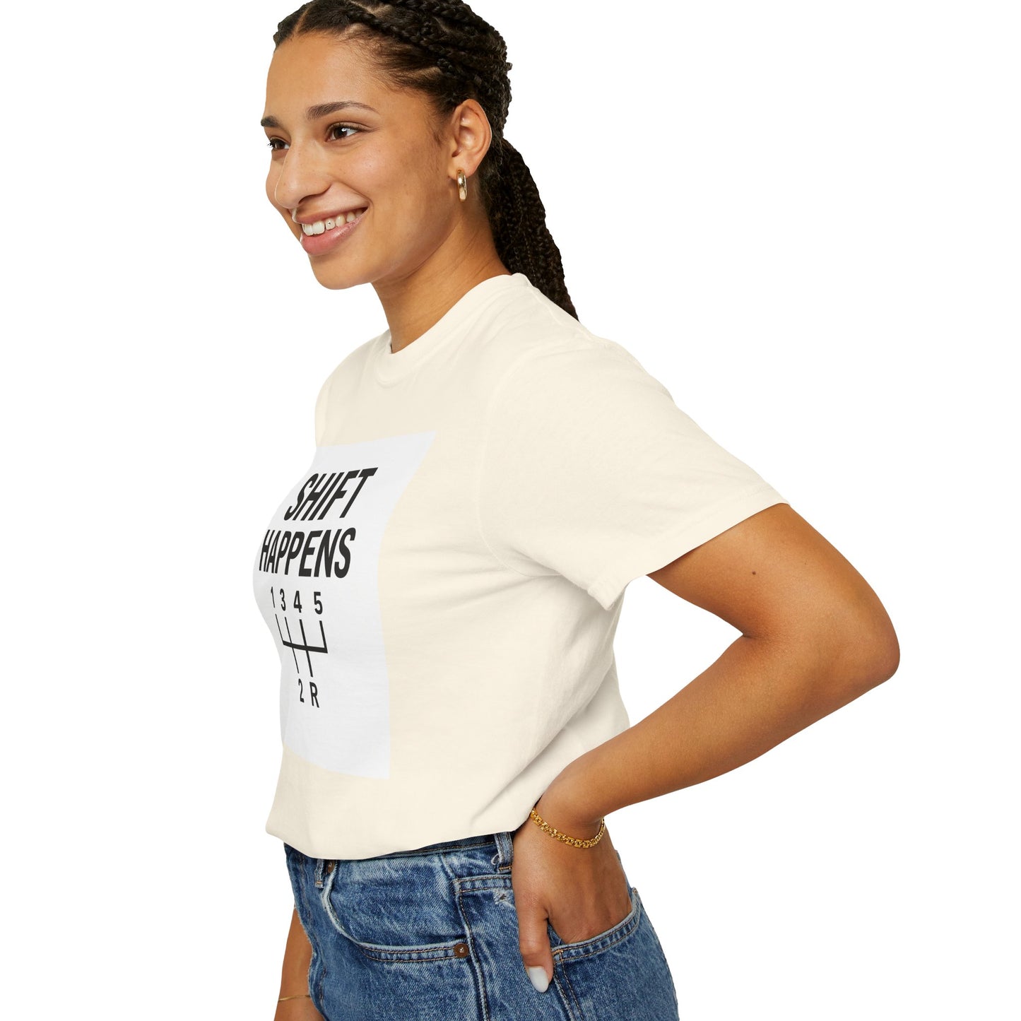 Shift Happens” Tee (Back Graphic)