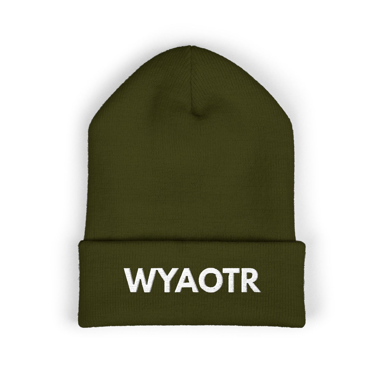 Stylish Embroidered Beanie - WYAOTR | Winter Accessory, Warm Knit Hat, Personalized Gift, Cozy Headwear for All Occasions