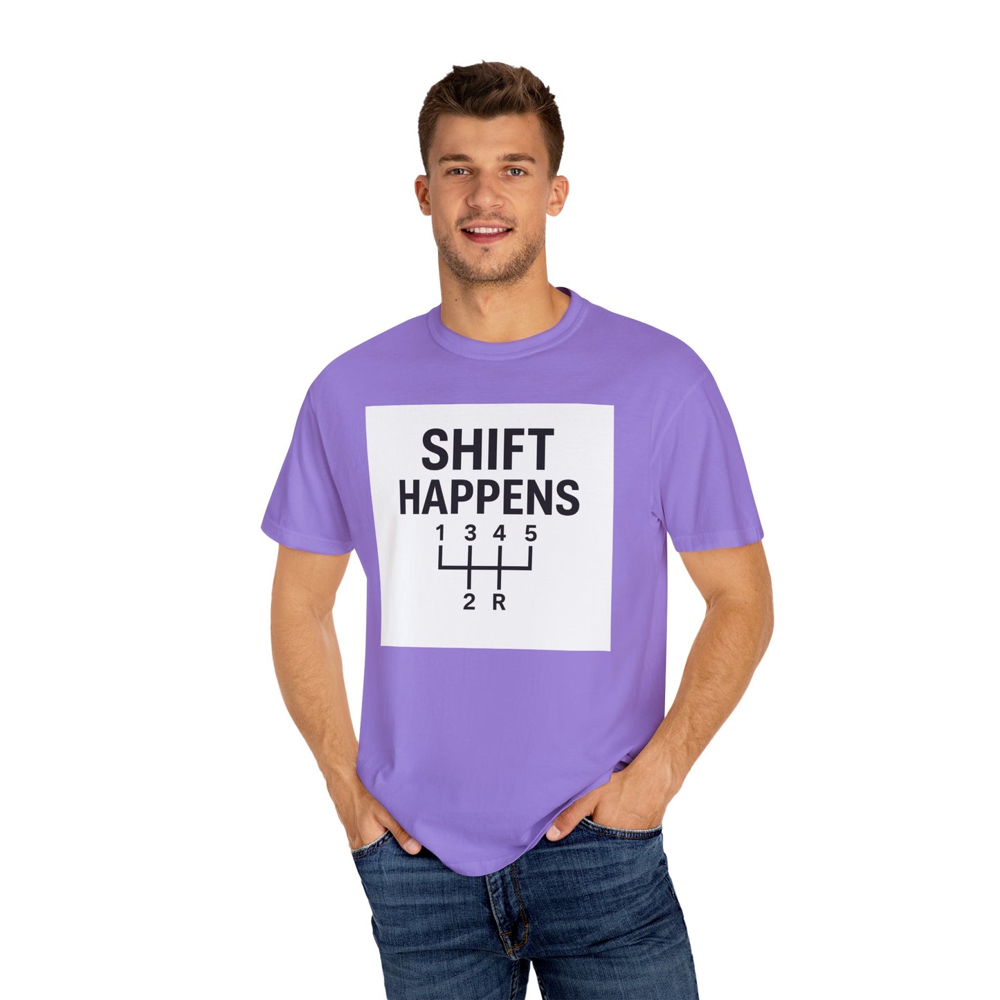 Shift Happens” Tee (Back Graphic)
