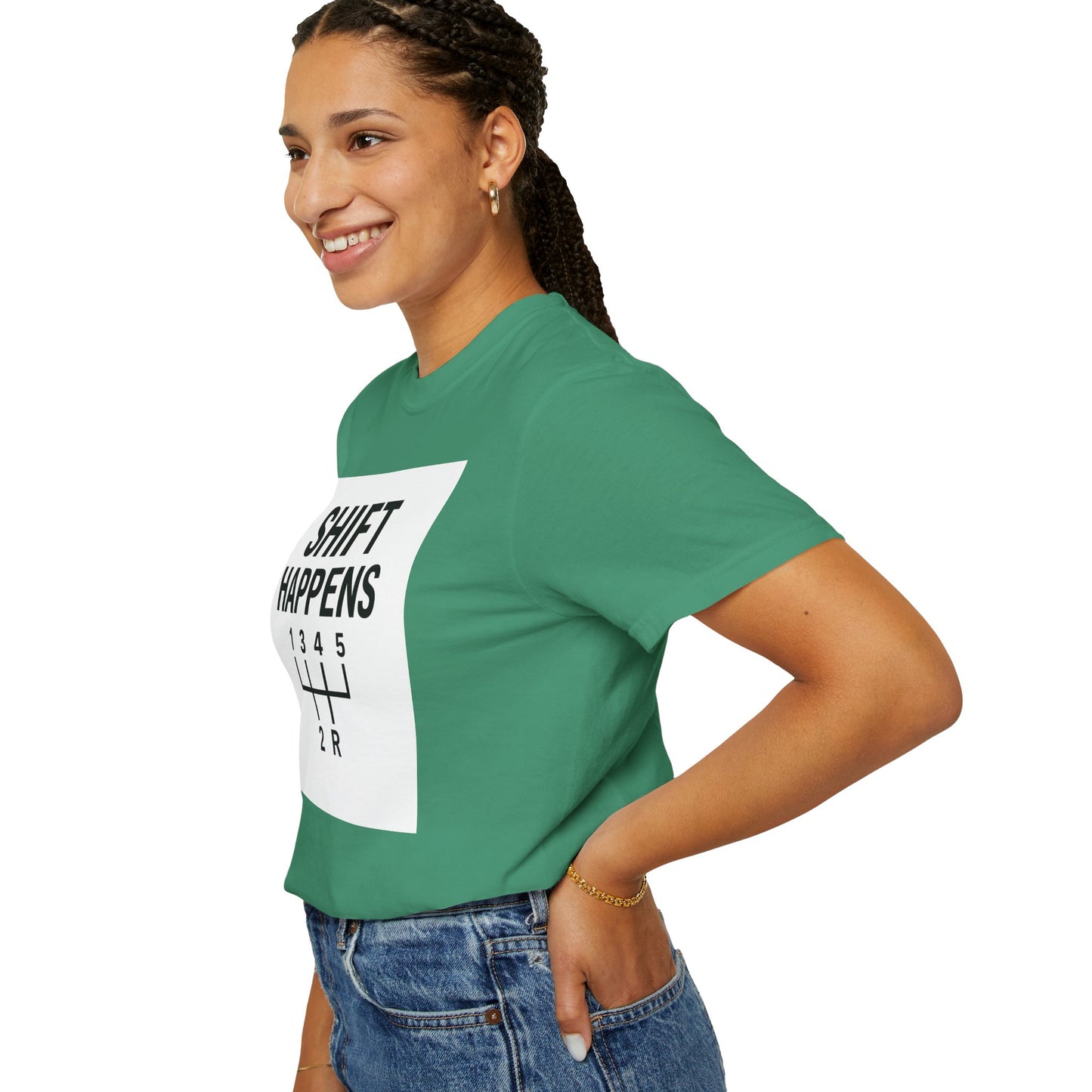 Shift Happens” Tee (Back Graphic)