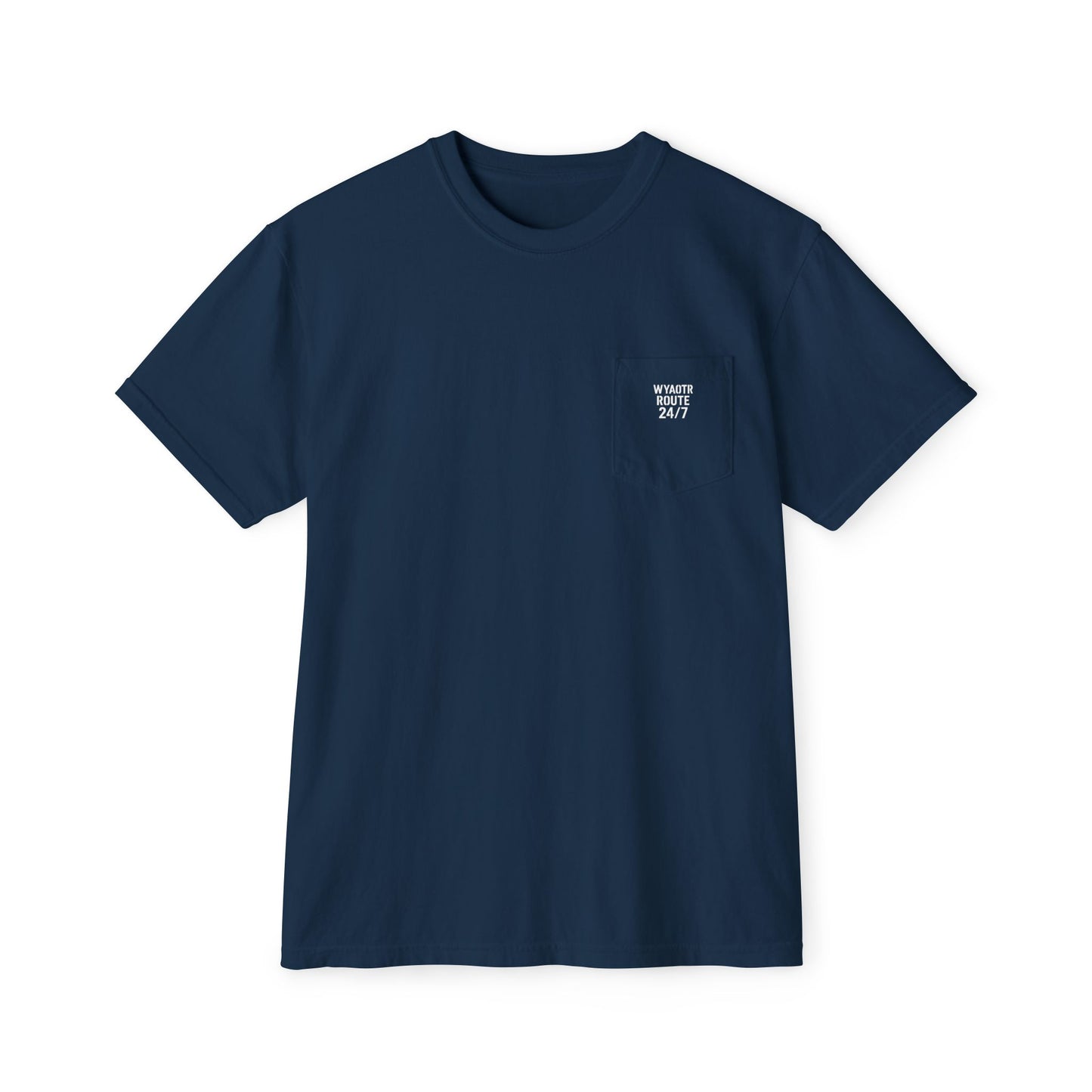 π WYAOTR Pocket Tee β Ten Toes. All Gas. Front Pocket Built for Route Kings.
