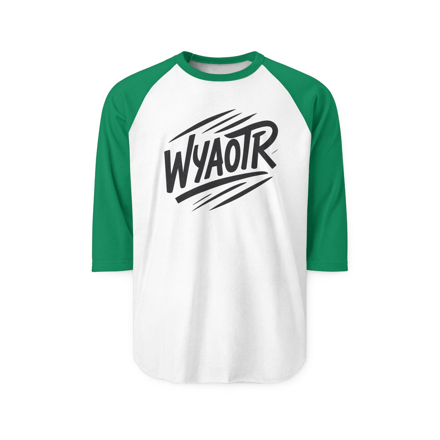 WYAOTR Three-Quarter Sleeve Raglan “For the long hauls and late calls.”