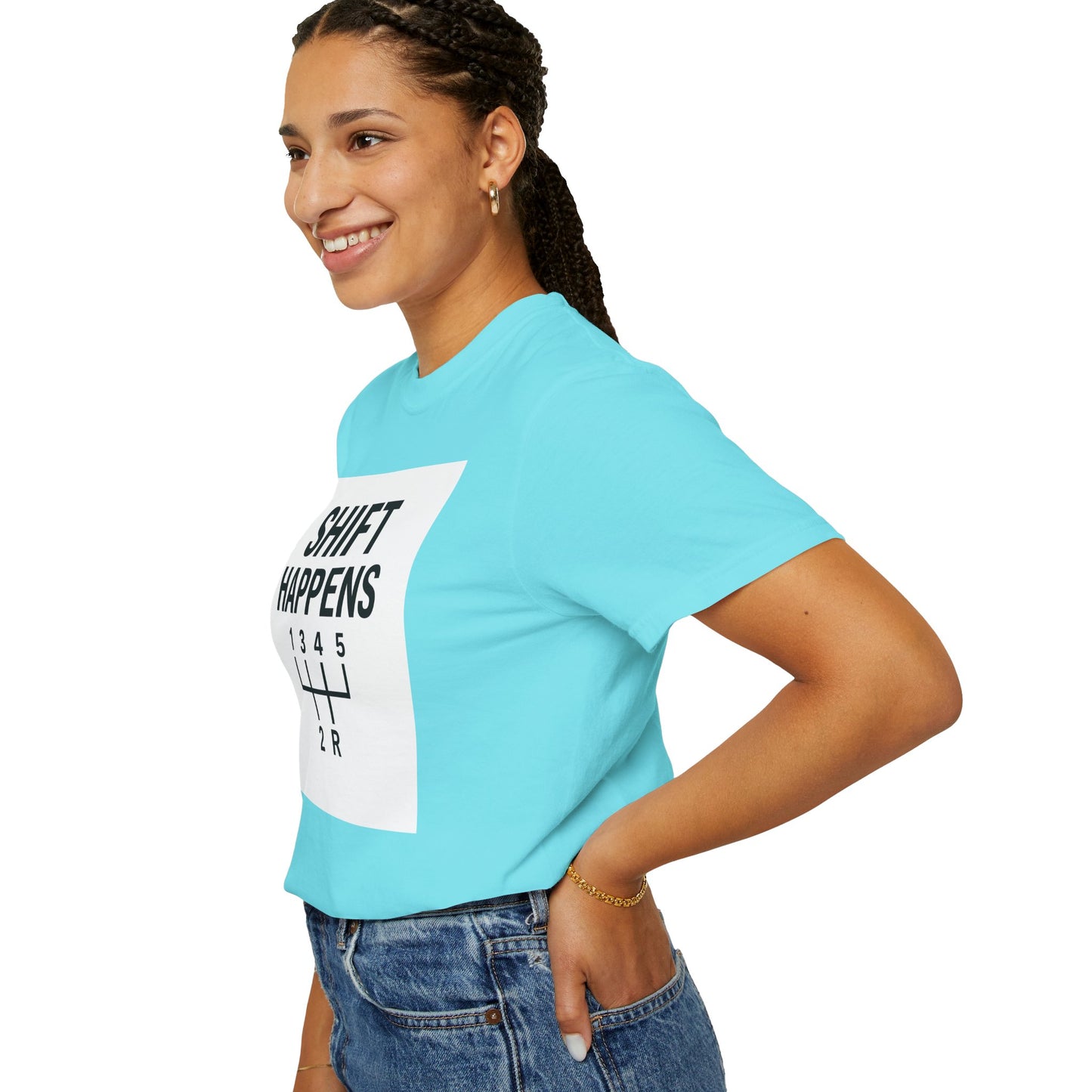 Shift Happens” Tee (Back Graphic)