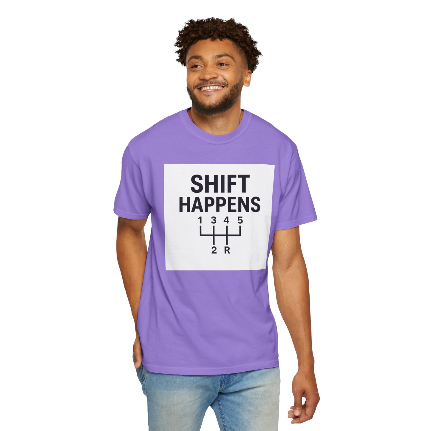 Shift Happens” Tee (Back Graphic)