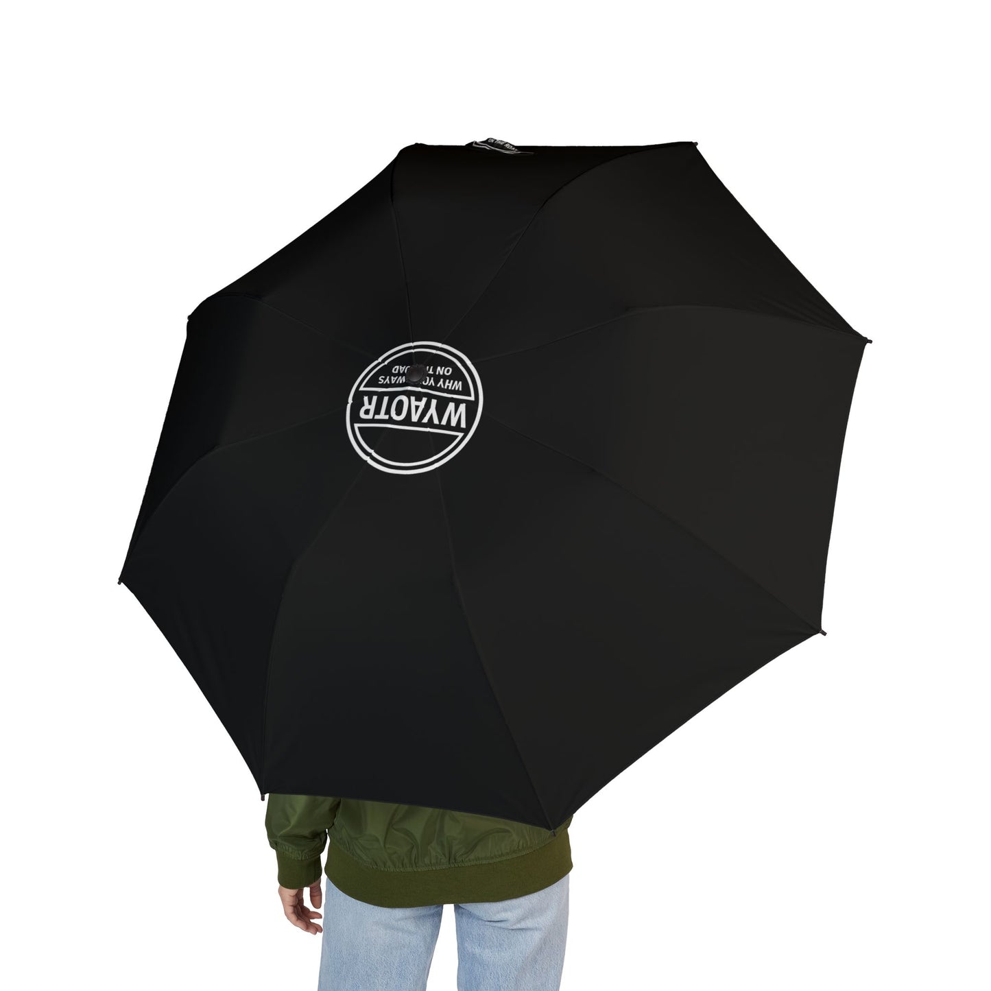 ☔ WYAOTR Black Foldable Umbrella