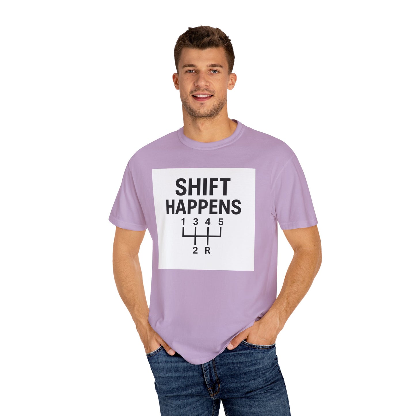 Shift Happens” Tee (Back Graphic)