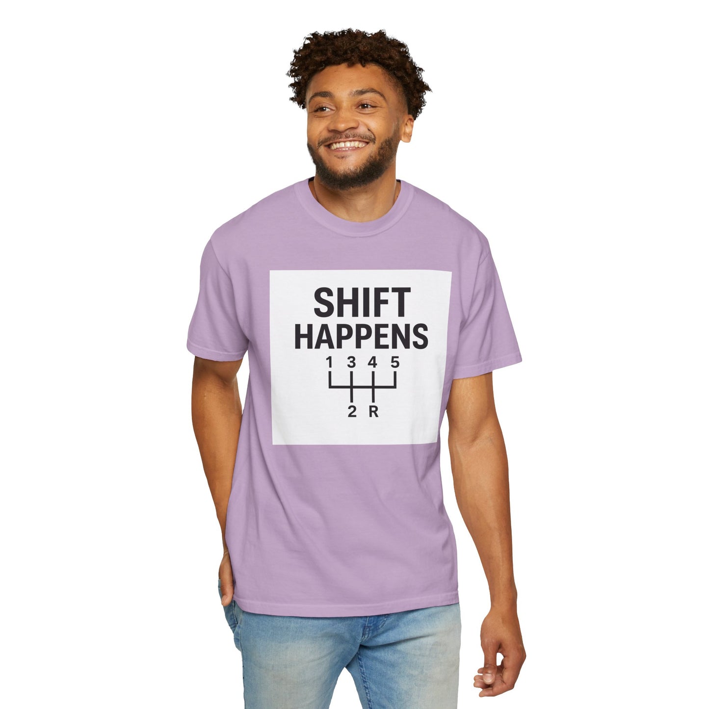 Shift Happens” Tee (Back Graphic)