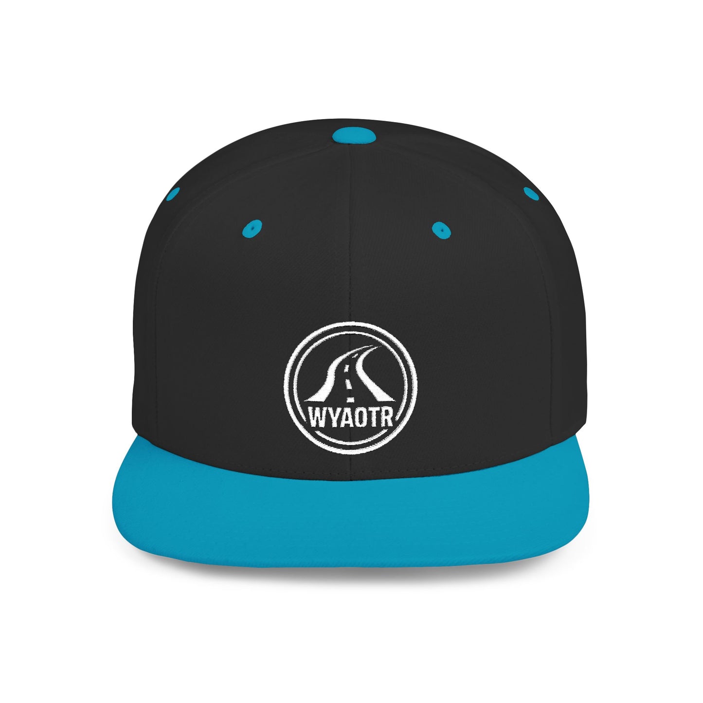 Stylish Flat Bill Snapback Hat, Trendy Cap for Casual Outings, Road Trip Accessory, Gift for Friends, Summer Fashion Must-Have