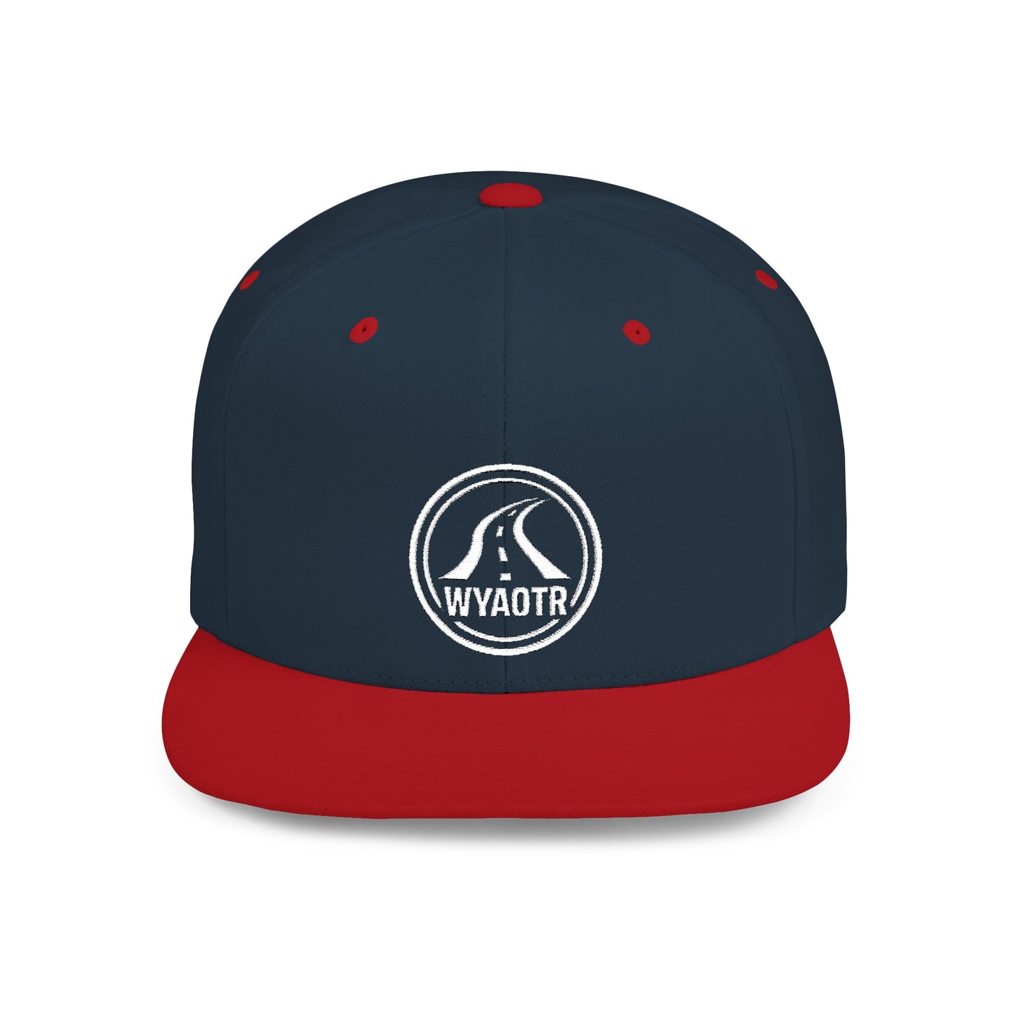Stylish Flat Bill Snapback Hat, Trendy Cap for Casual Outings, Road Trip Accessory, Gift for Friends, Summer Fashion Must-Have
