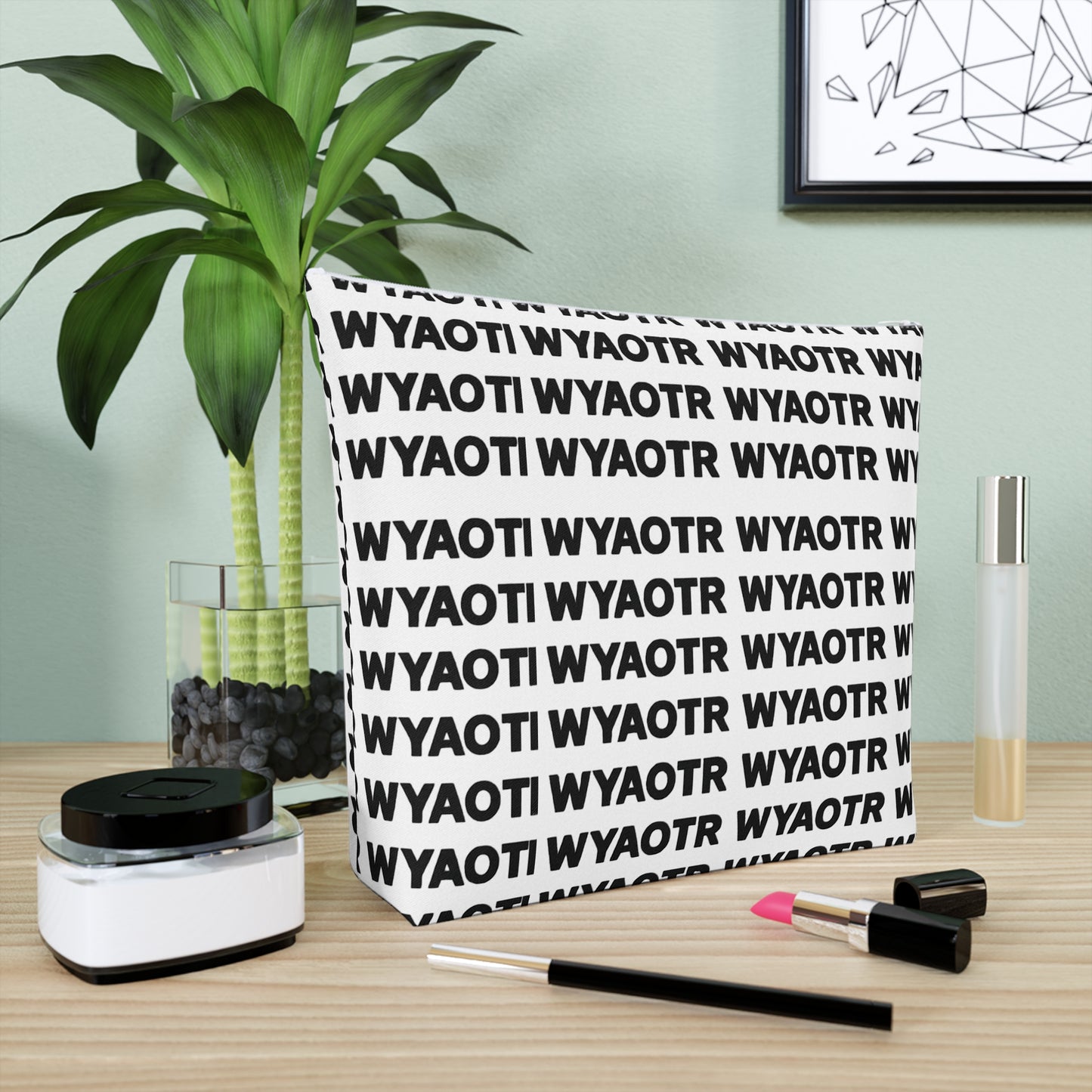 π WYAOTR Cotton Cosmetic Zip Bag