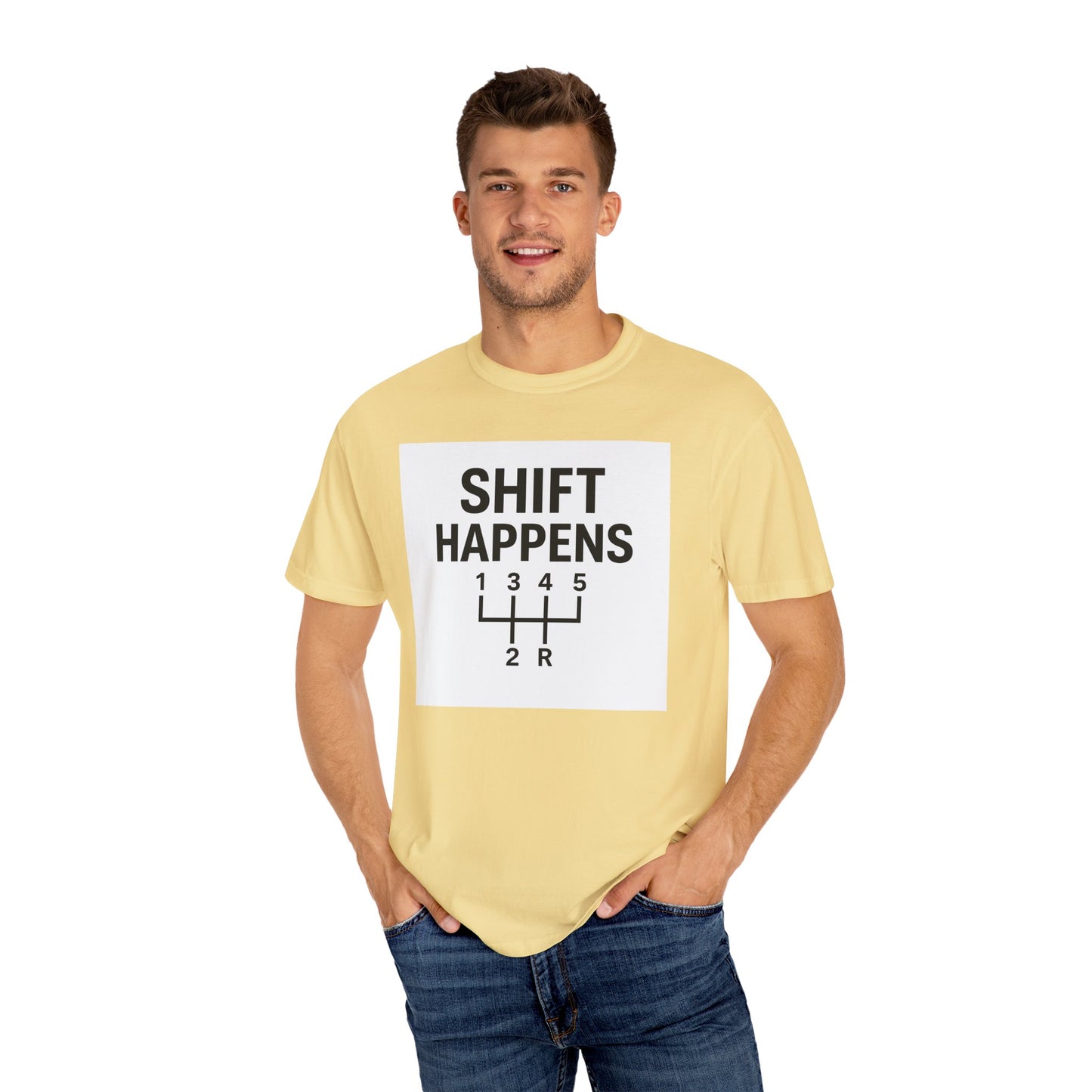 Shift Happens” Tee (Back Graphic)