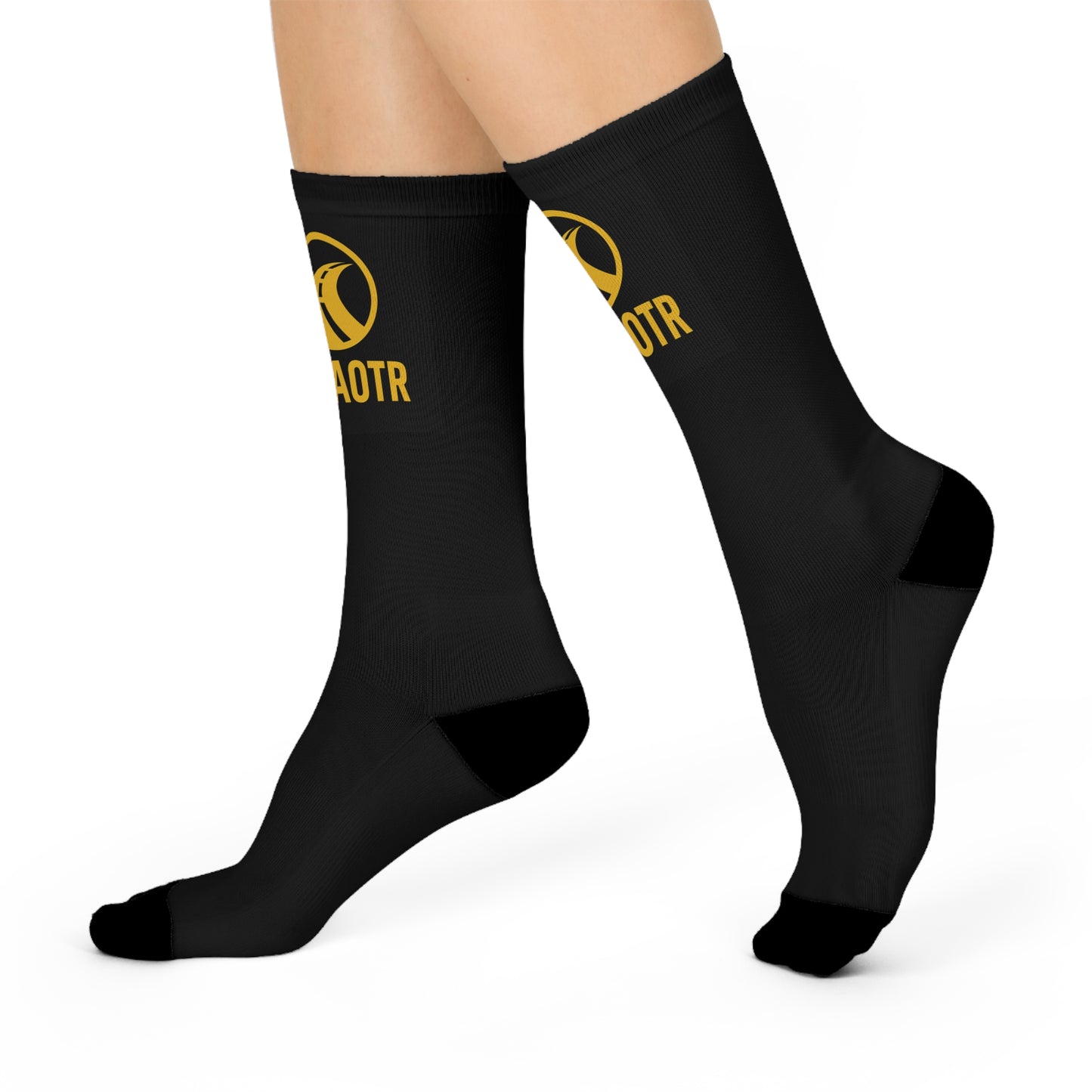 Stylish Cushioned Crew Socks | Cozy Black Socks for Comfort, Everyday Use, Gift for Holidays, Casual Wear, Sports, and Loungewear