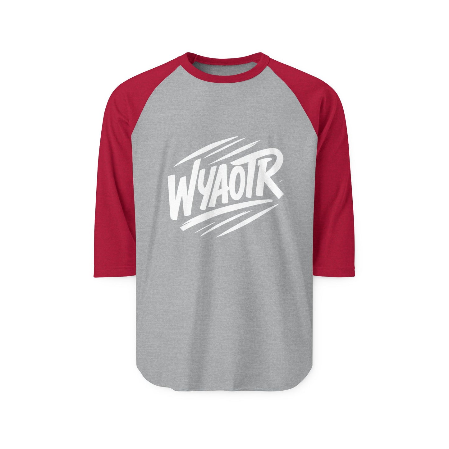 WYAOTR Three- Black Quarter Sleeve Raglan “For the long hauls and late calls.”