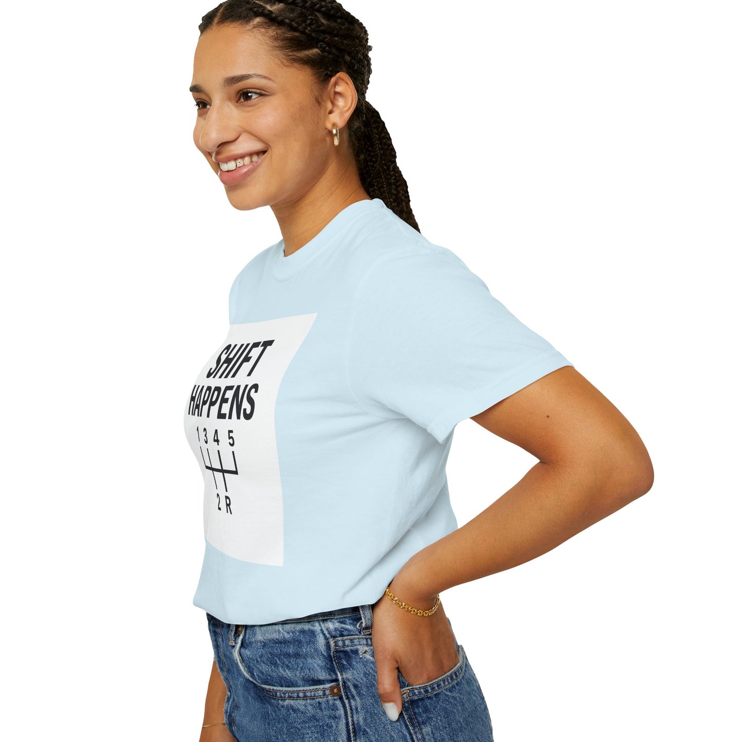 Shift Happens” Tee (Back Graphic)