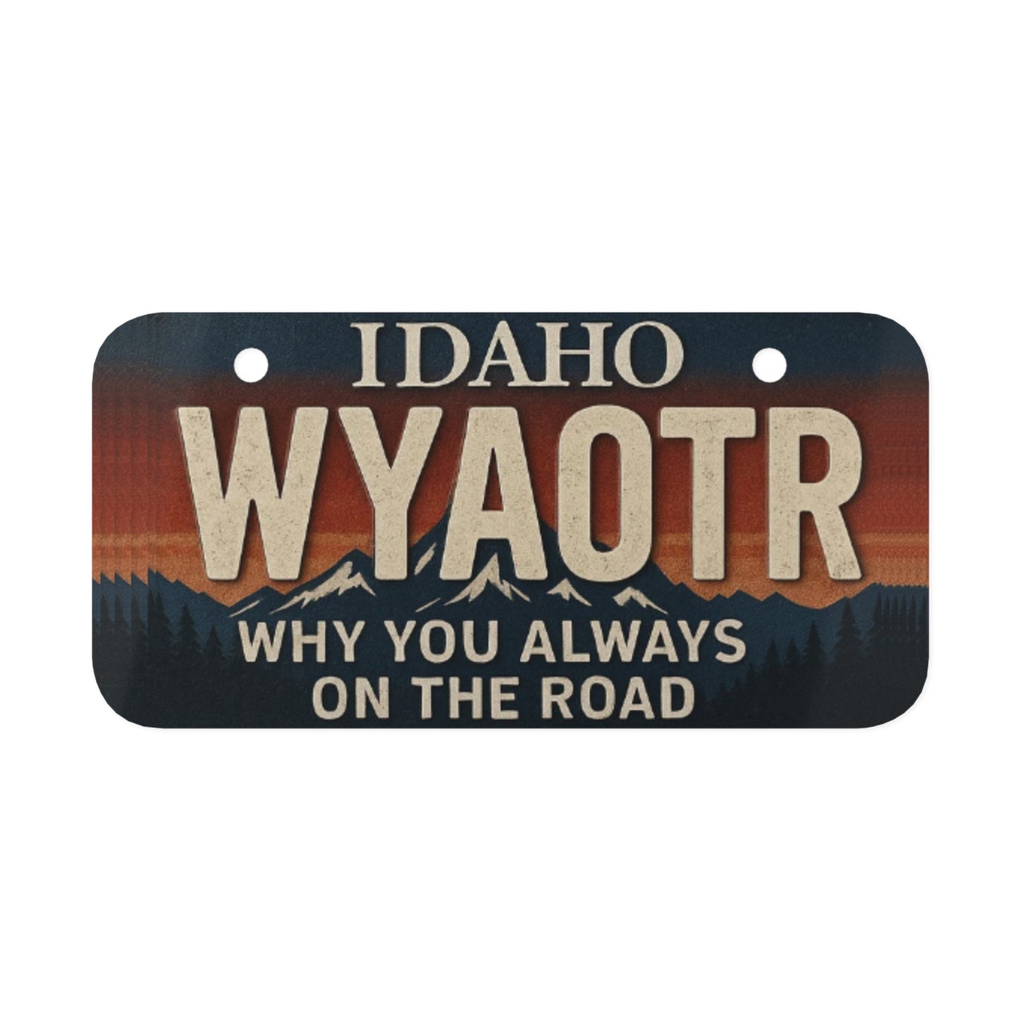 Personalized Mini License Plate - Unique Car Decor, Road Trip Gift, Vintage Style, Customizable Wall Art, Travel Enthusiast Keepsake
