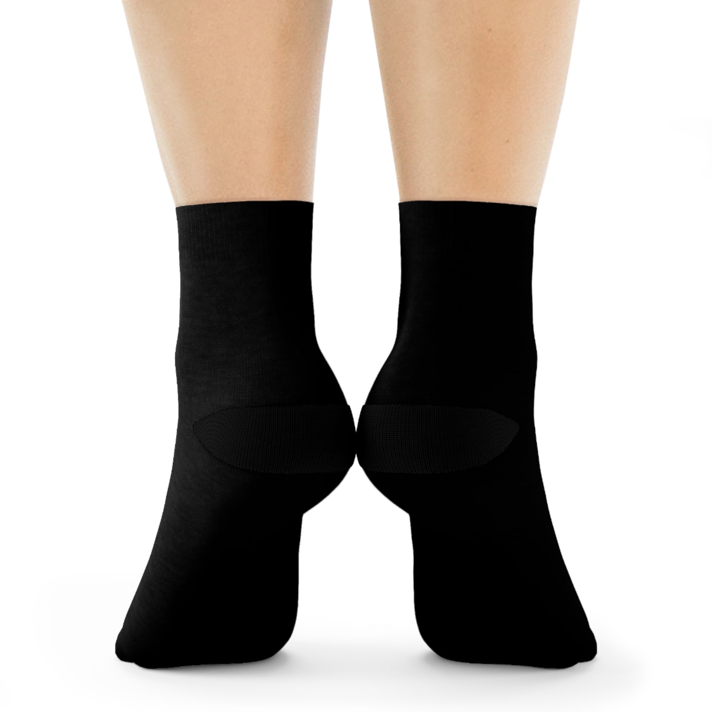 Stylish Crew Socks for Everyday Comfort, Black Casual Socks, Gift for Her, Unique Footwear, Cozy Family Socks