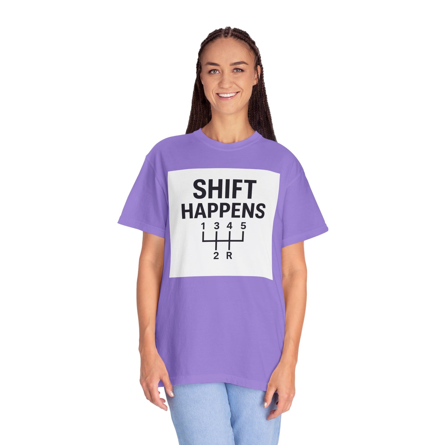 Shift Happens” Tee (Back Graphic)