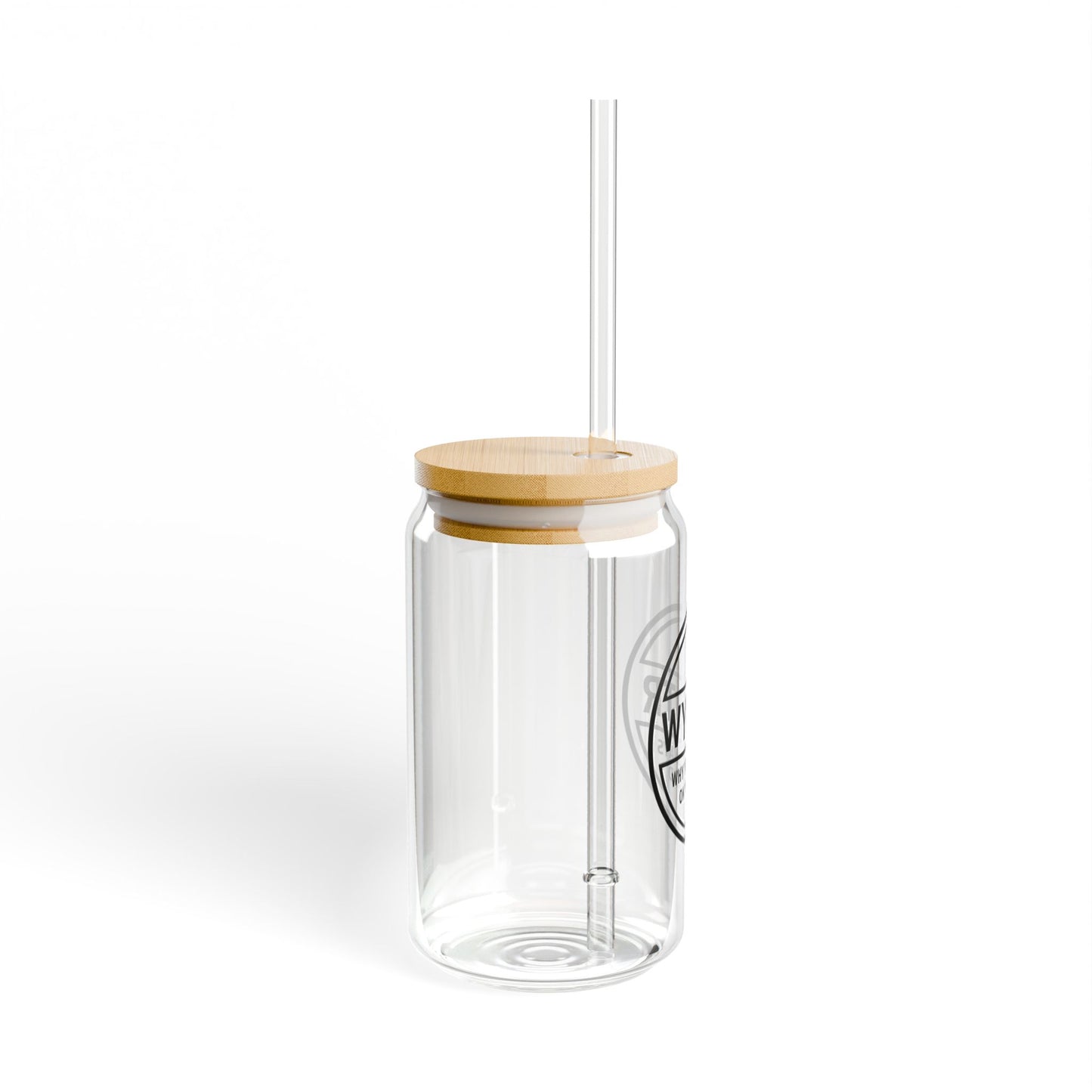 🥤 WYAOTR Bamboo-Lid Sipper Glass (16oz)