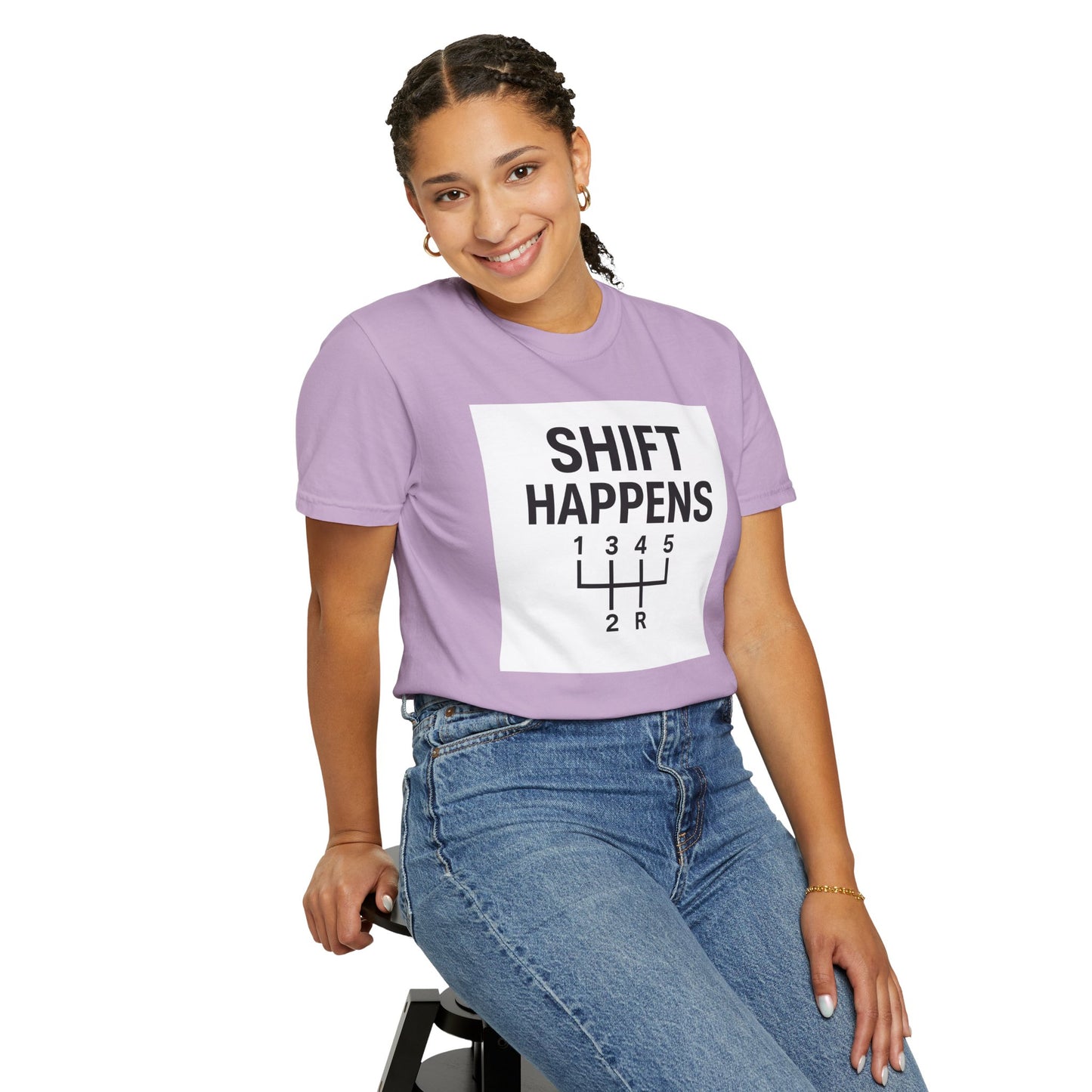 Shift Happens” Tee (Back Graphic)