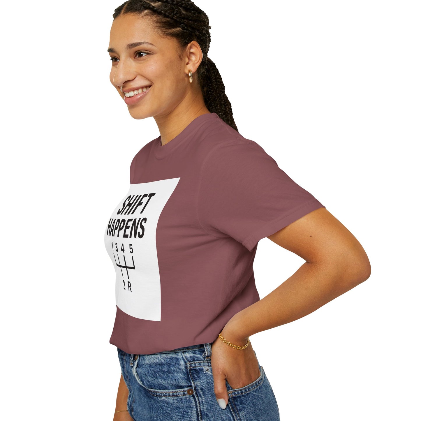Shift Happens” Tee (Back Graphic)