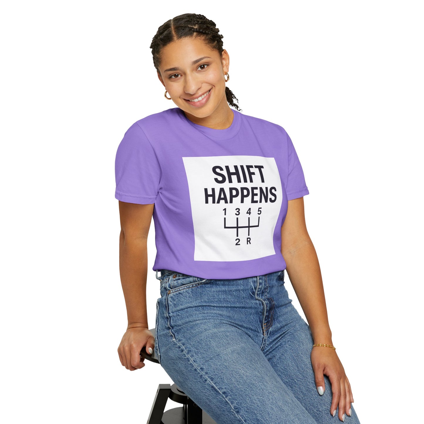 Shift Happens” Tee (Back Graphic)