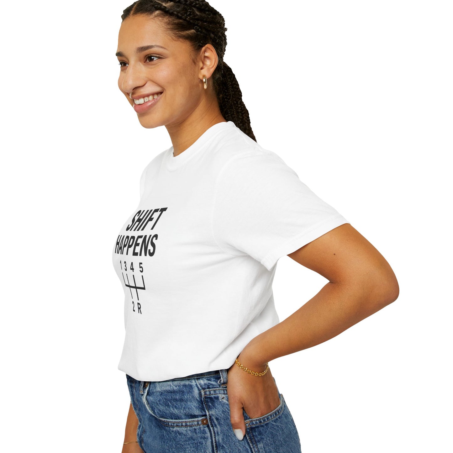 Shift Happens” Tee (Back Graphic)