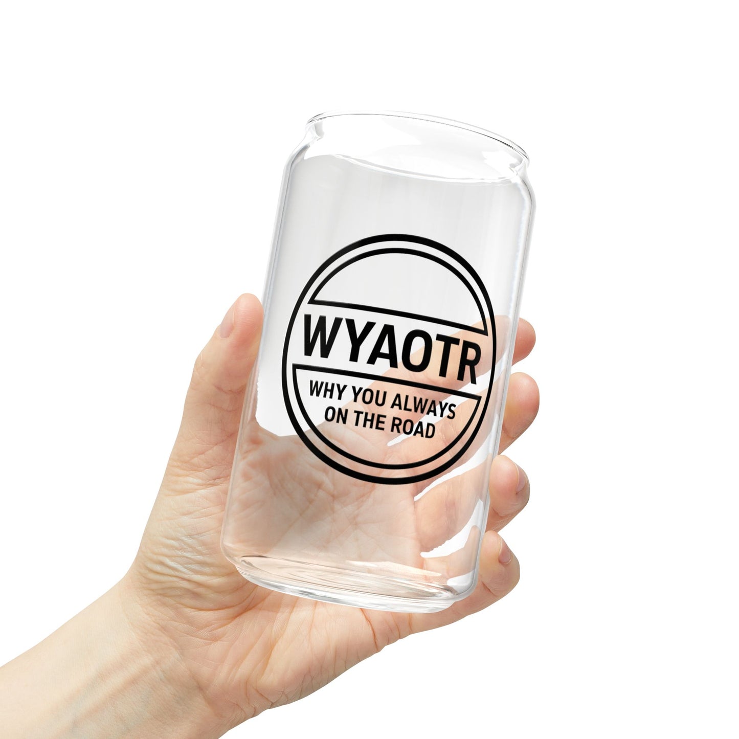 🥤 WYAOTR Bamboo-Lid Sipper Glass (16oz)