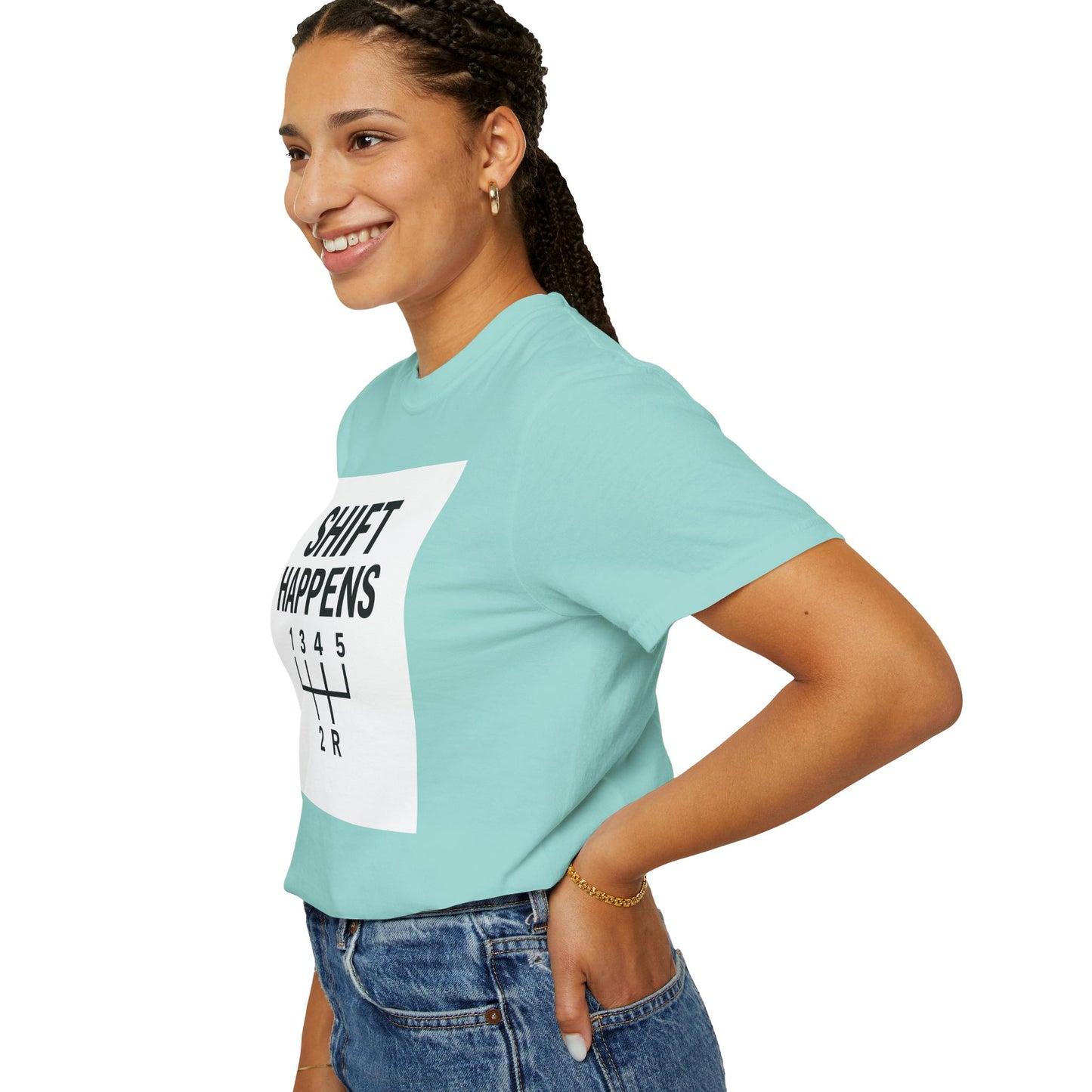 Shift Happens” Tee (Back Graphic)
