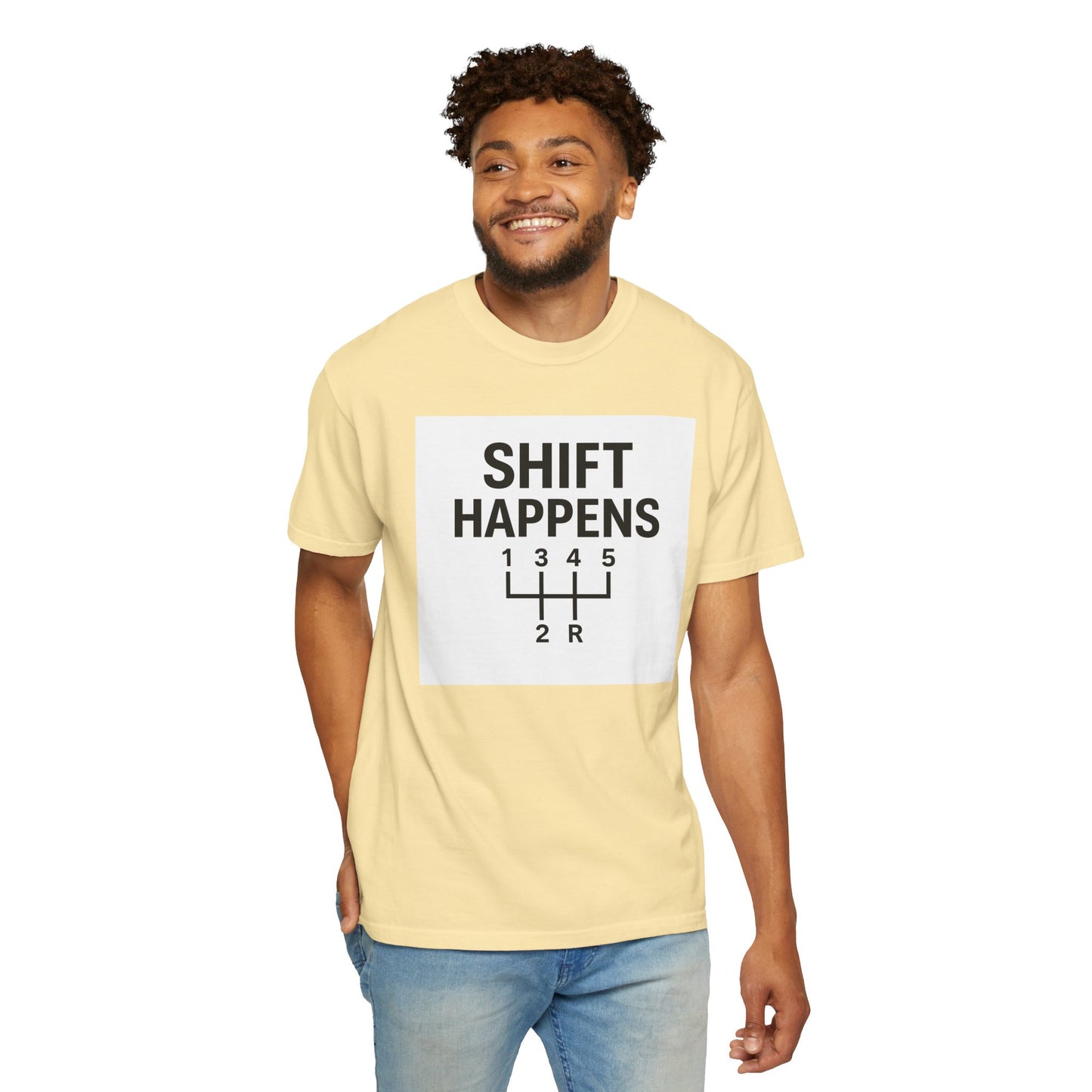 Shift Happens” Tee (Back Graphic)