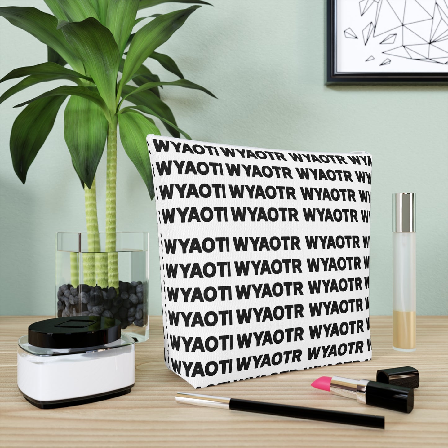 π WYAOTR Cotton Cosmetic Zip Bag