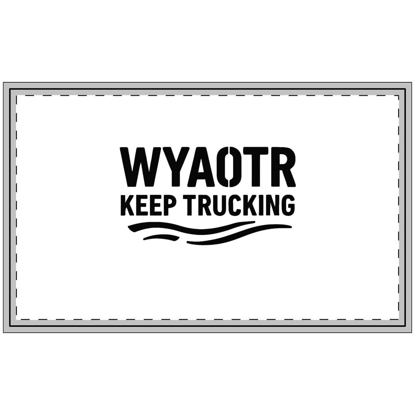 🛻 WYAOTR Doormat “Let the hustle hit before the door does.”