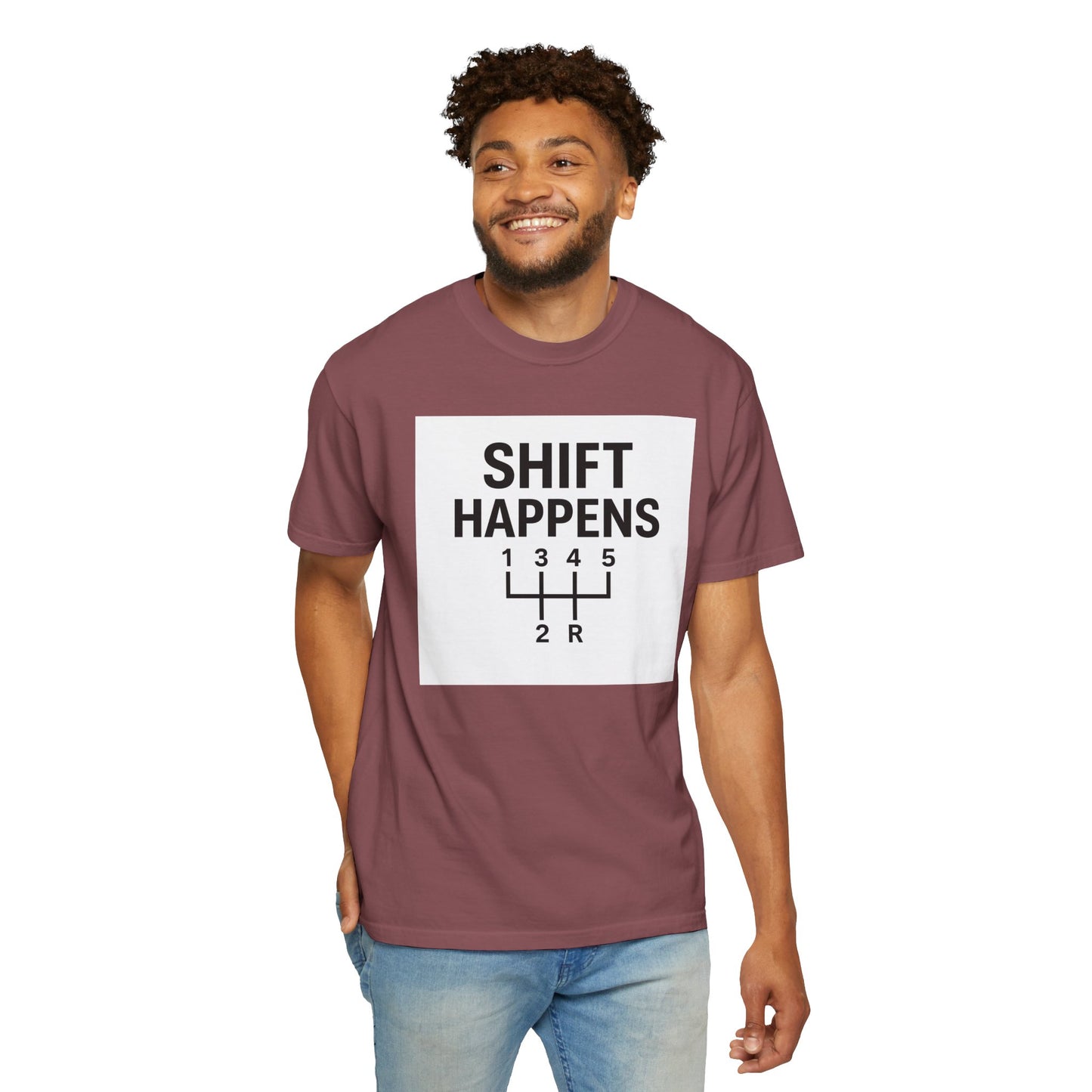Shift Happens” Tee (Back Graphic)
