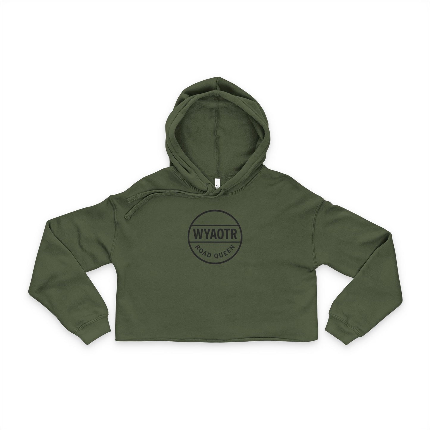 WYAOTR Women’s Cropped Hoodie “For the queens who haul it bold & wear it cold.”