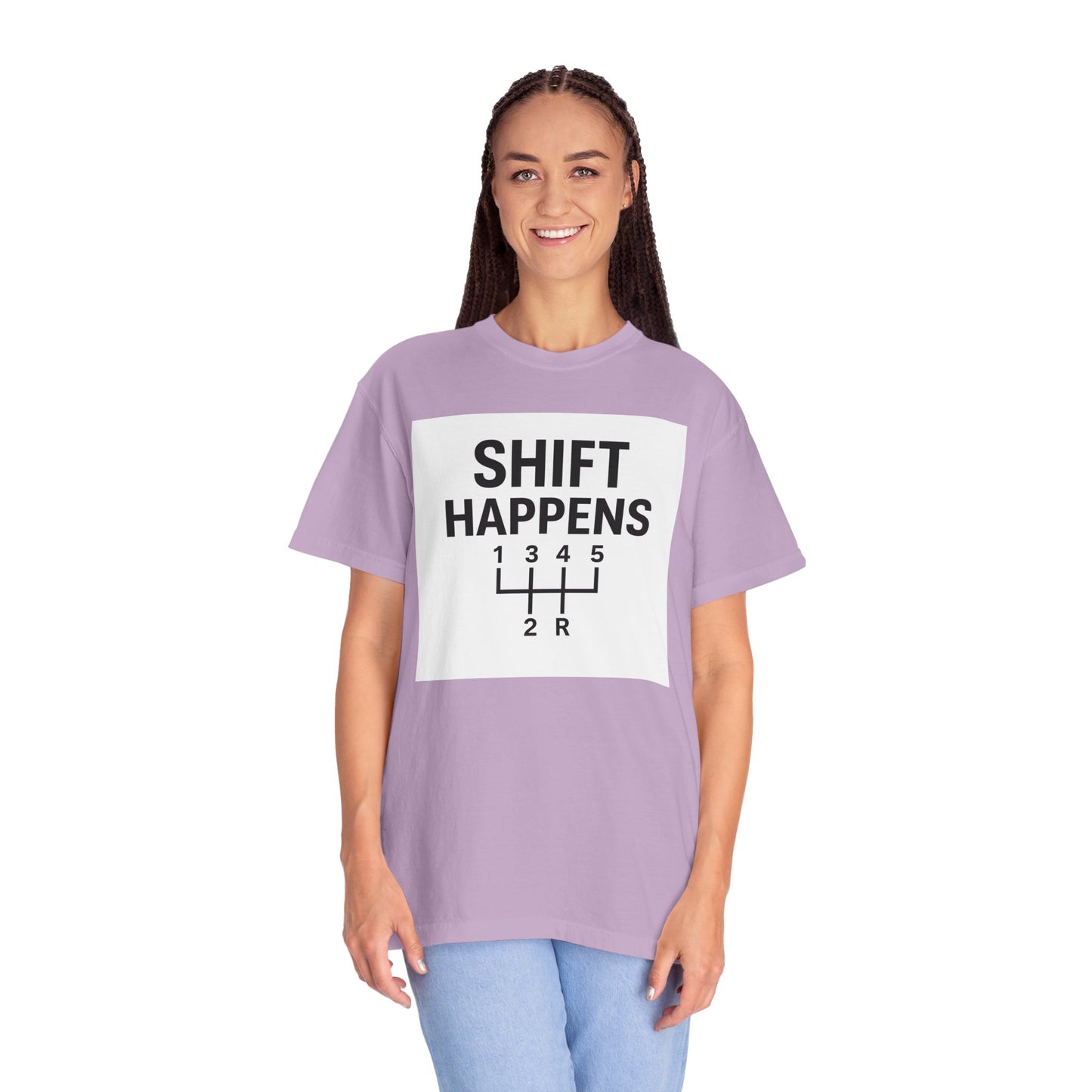 Shift Happens” Tee (Back Graphic)
