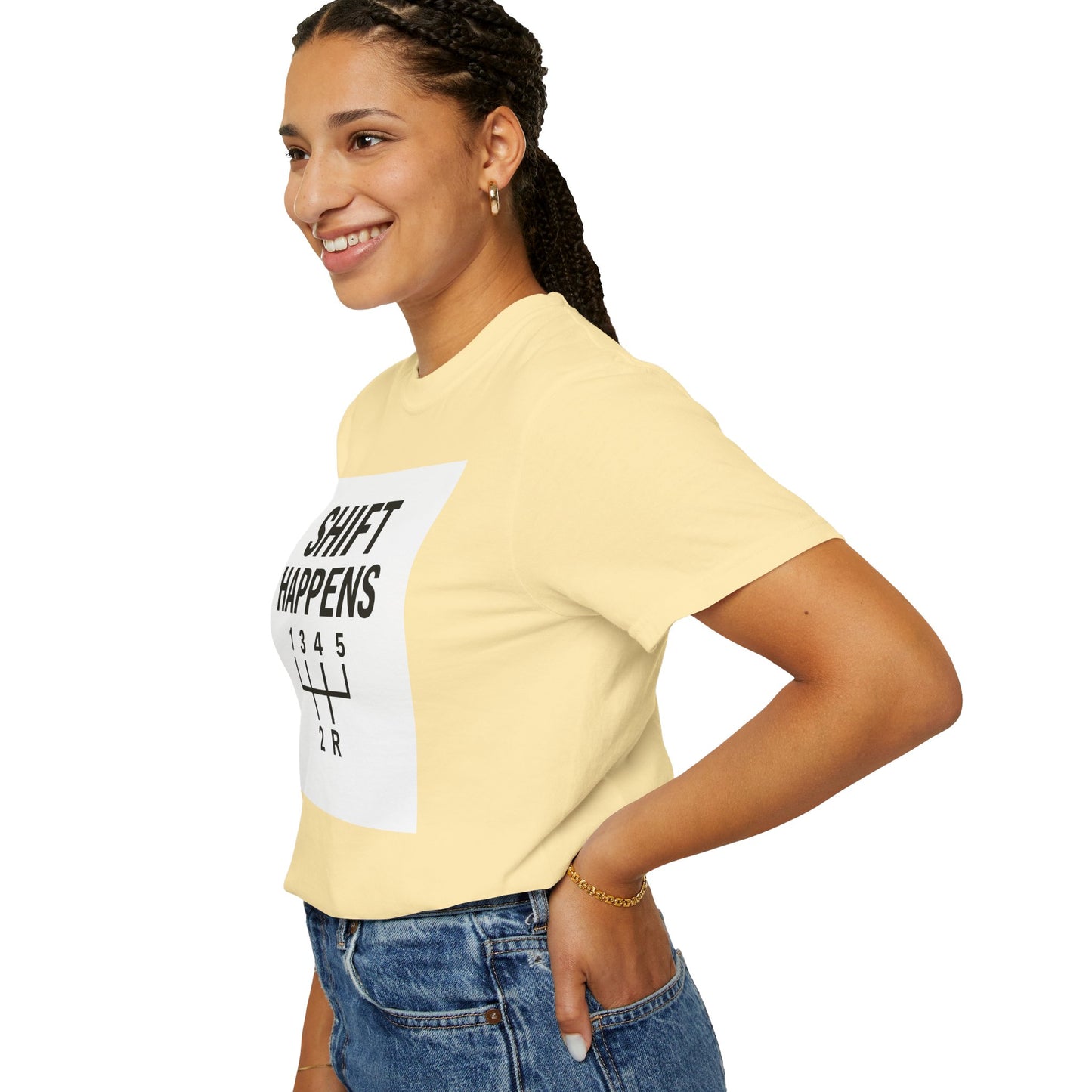 Shift Happens” Tee (Back Graphic)