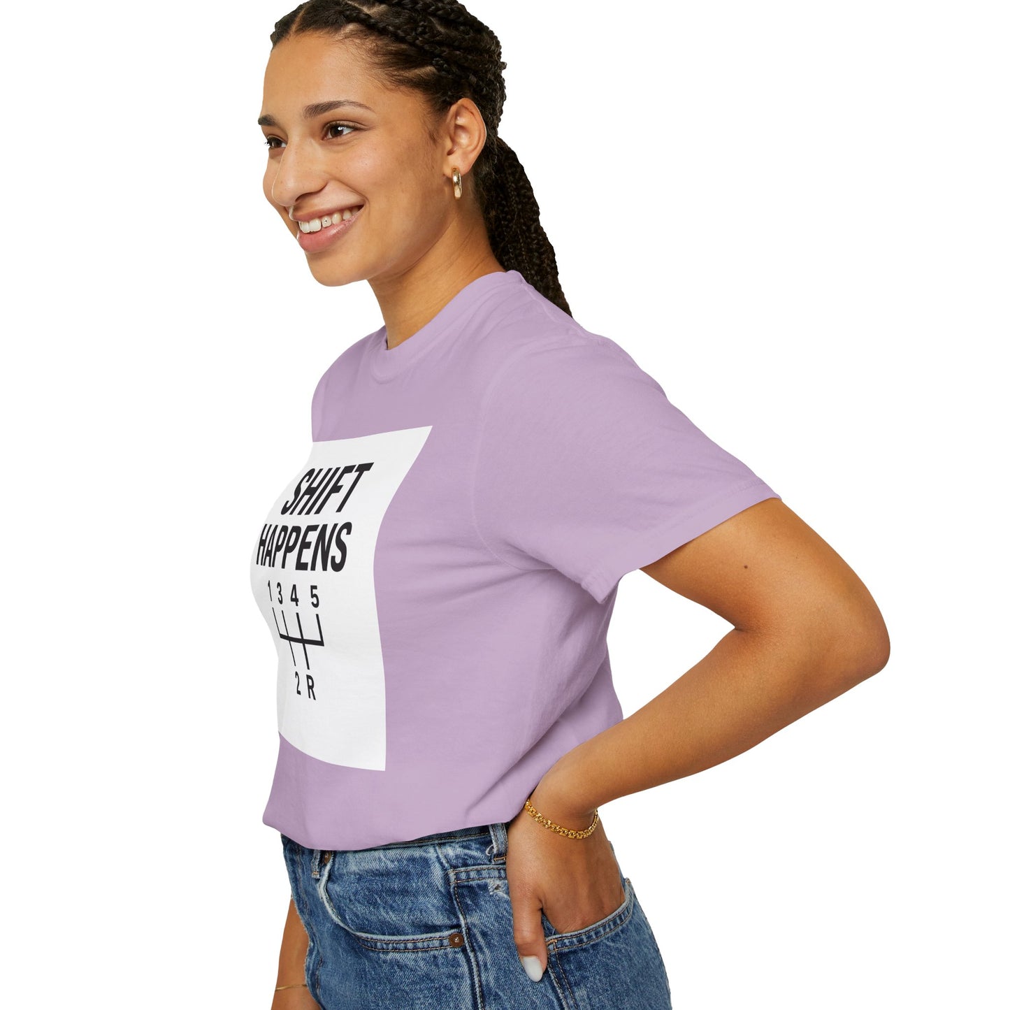 Shift Happens” Tee (Back Graphic)