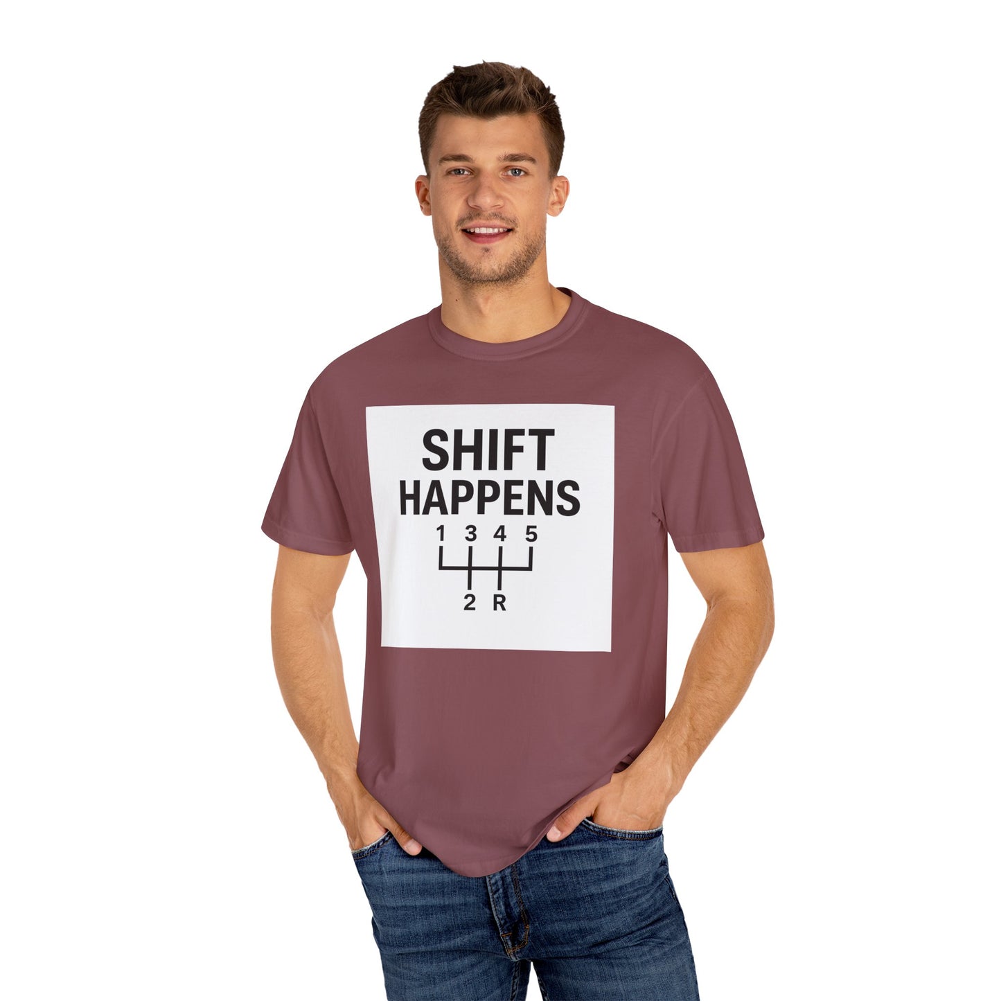 Shift Happens” Tee (Back Graphic)