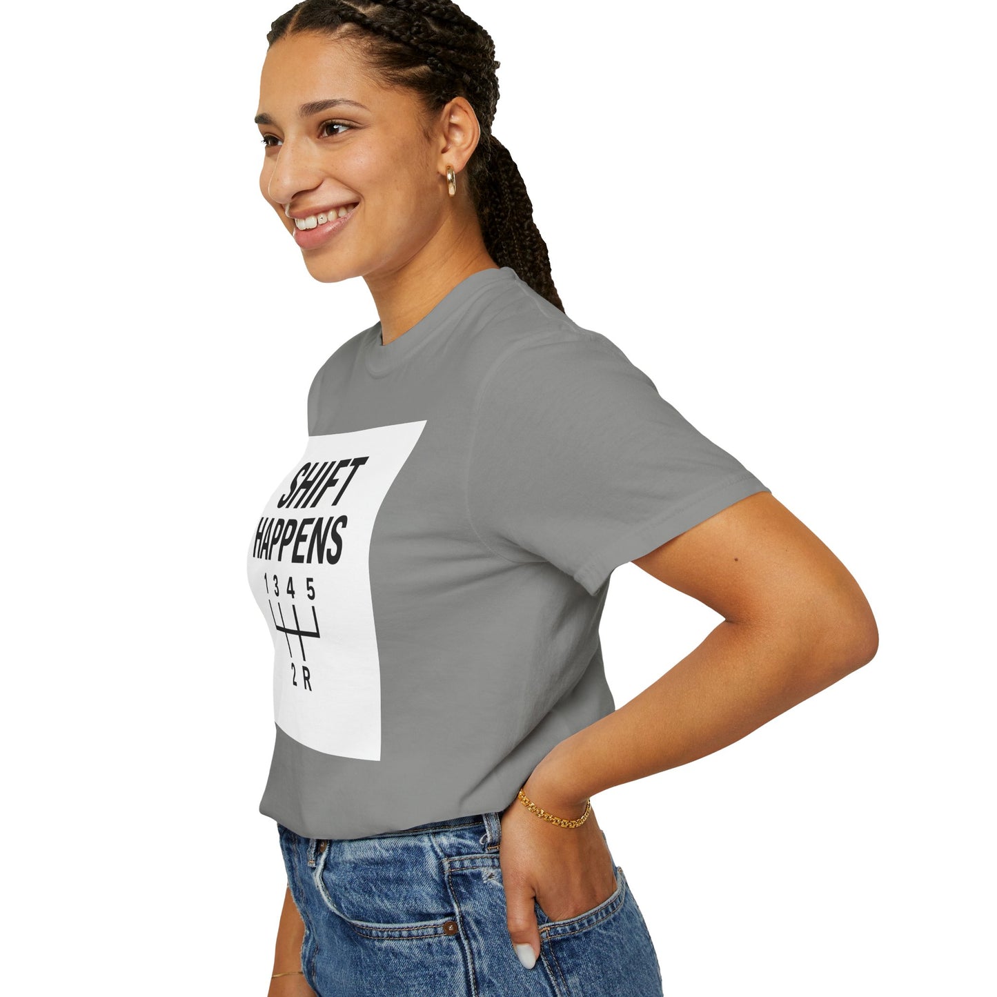 Shift Happens” Tee (Back Graphic)
