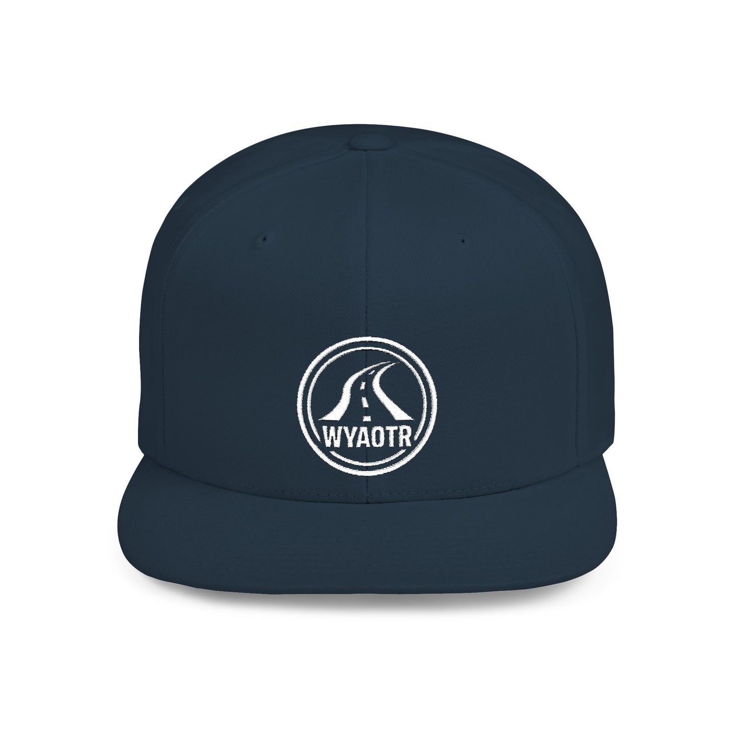 Stylish Flat Bill Snapback Hat, Trendy Cap for Casual Outings, Road Trip Accessory, Gift for Friends, Summer Fashion Must-Have