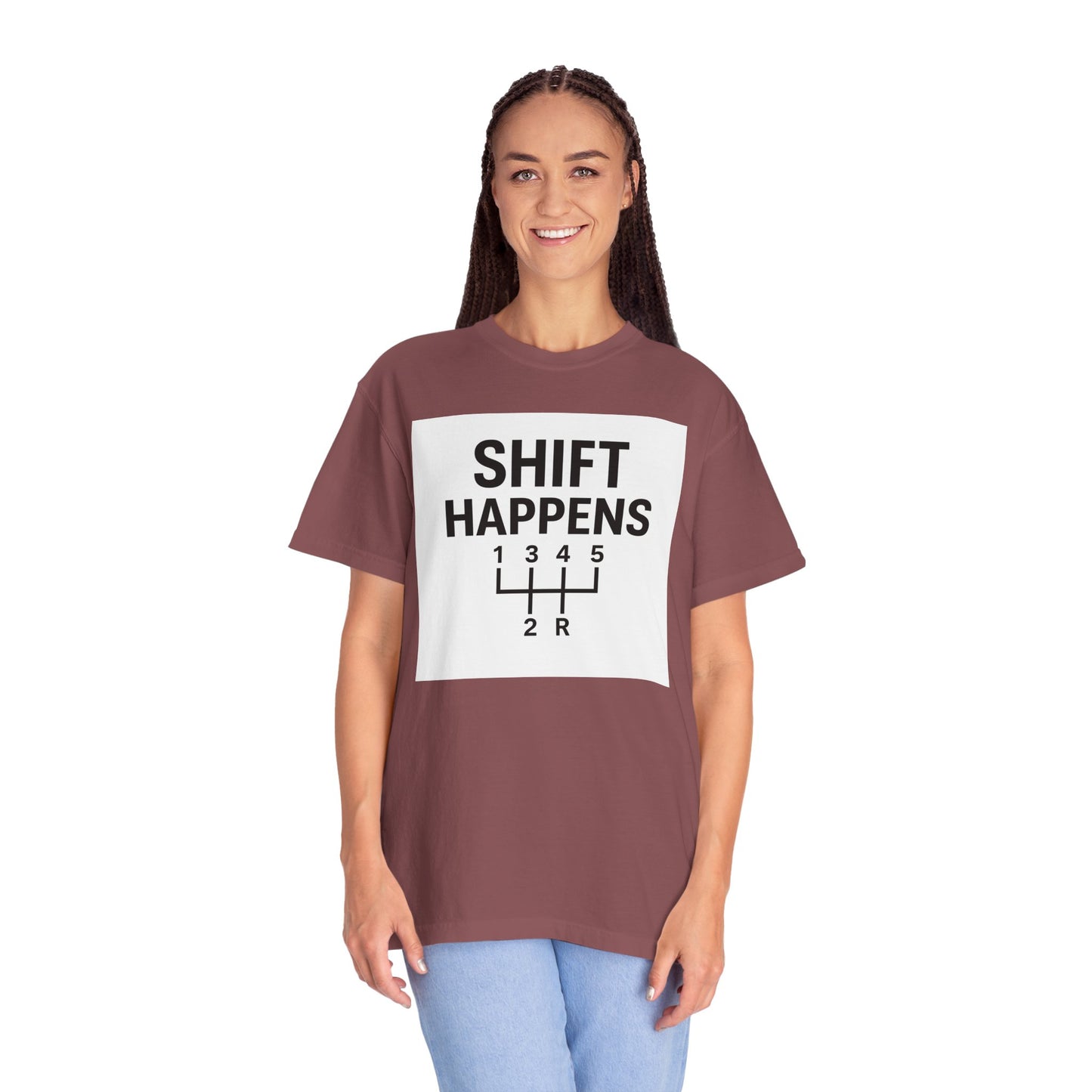 Shift Happens” Tee (Back Graphic)