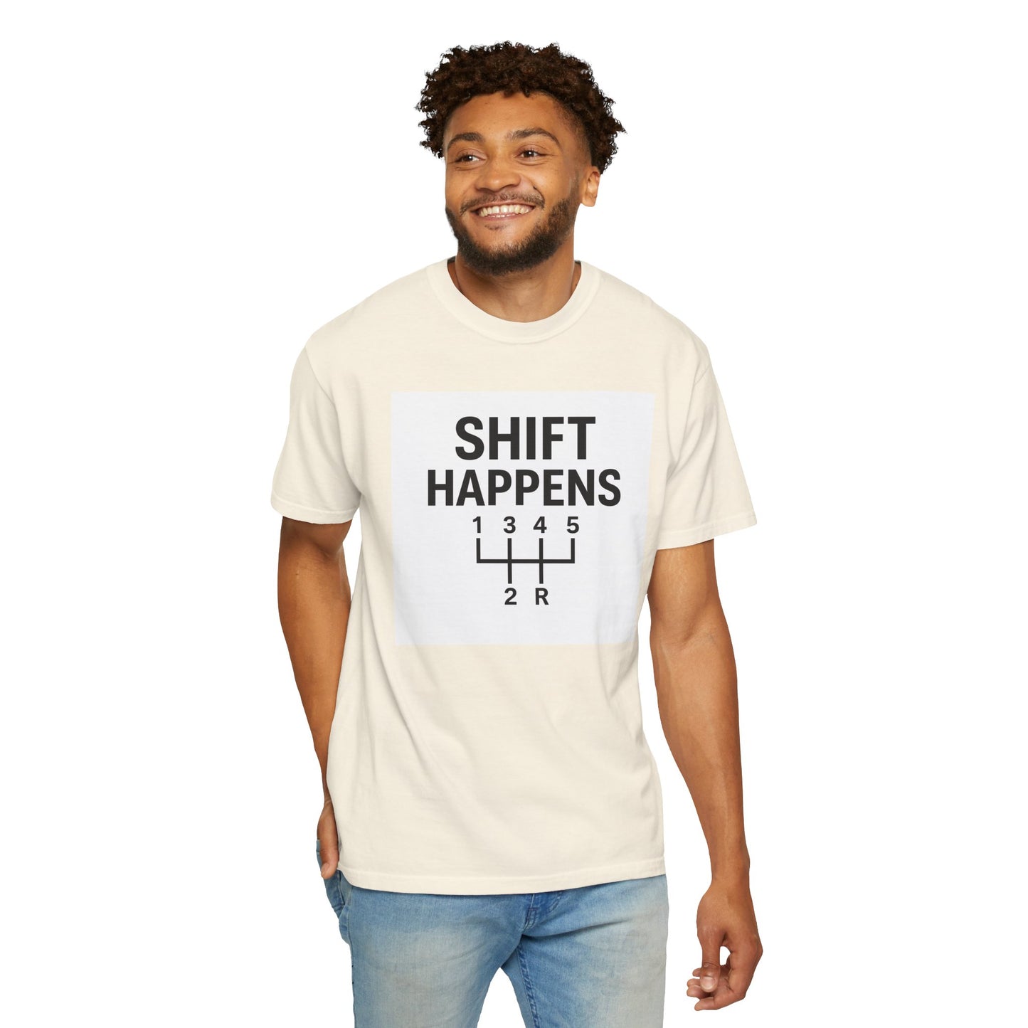 Shift Happens” Tee (Back Graphic)