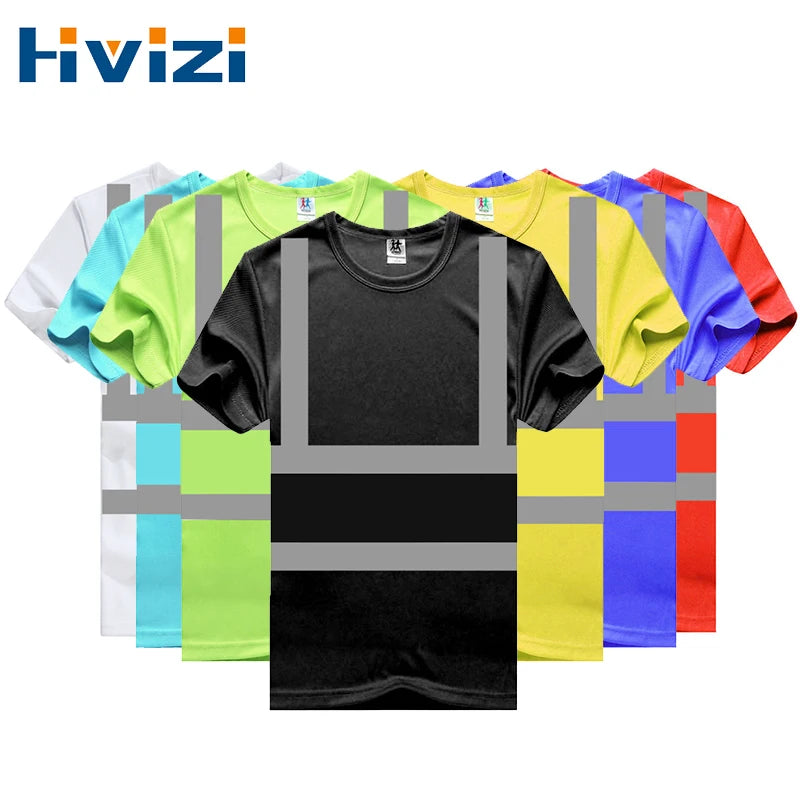 👕 WYAOTR Short Sleeve Reflective Safety Tee