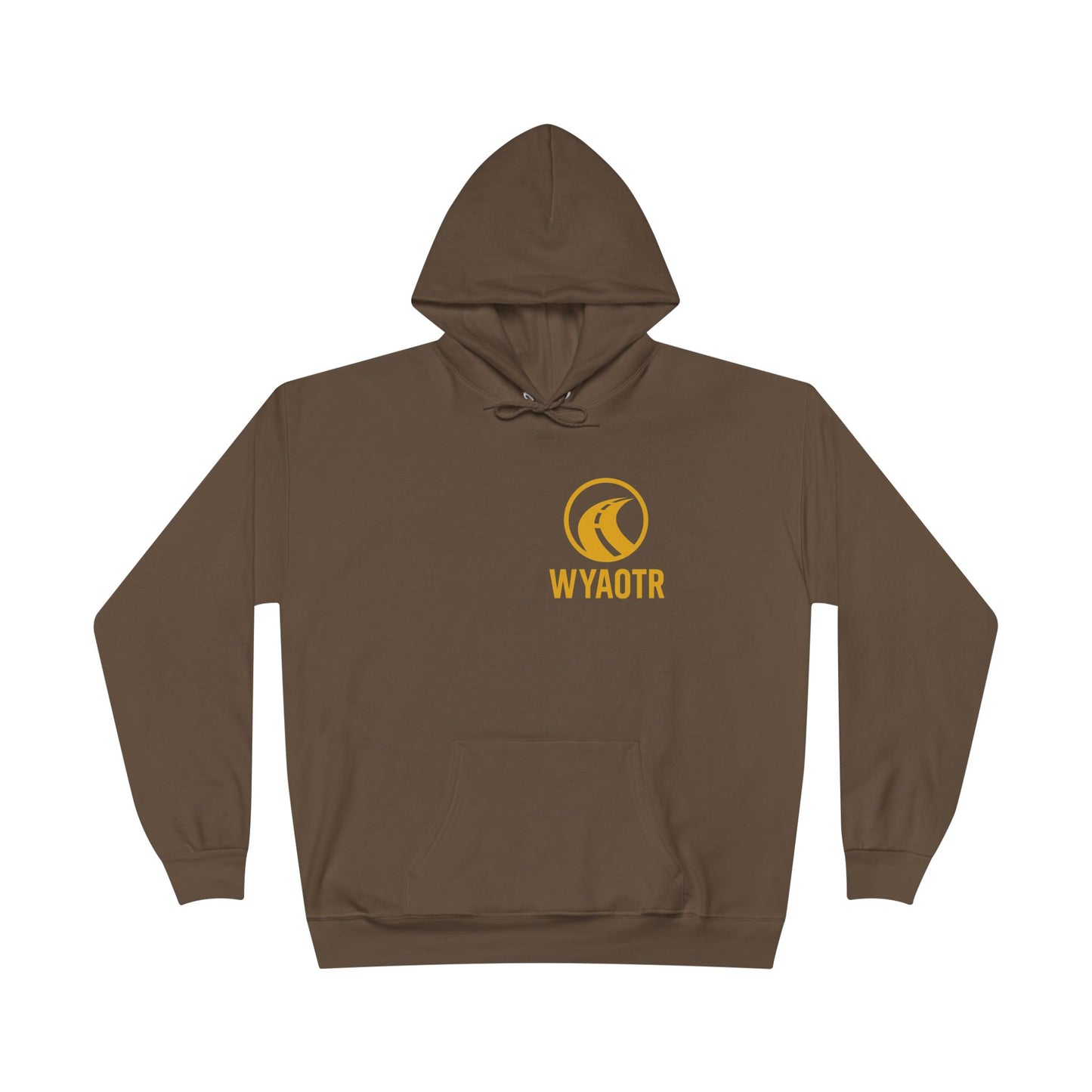 Eco-Friendly Unisex Pullover Hoodie with WYAOTR Design, Casual Sweatshirt, Sustainable Fashion, Gift for Friends, Fall and Winter Wear