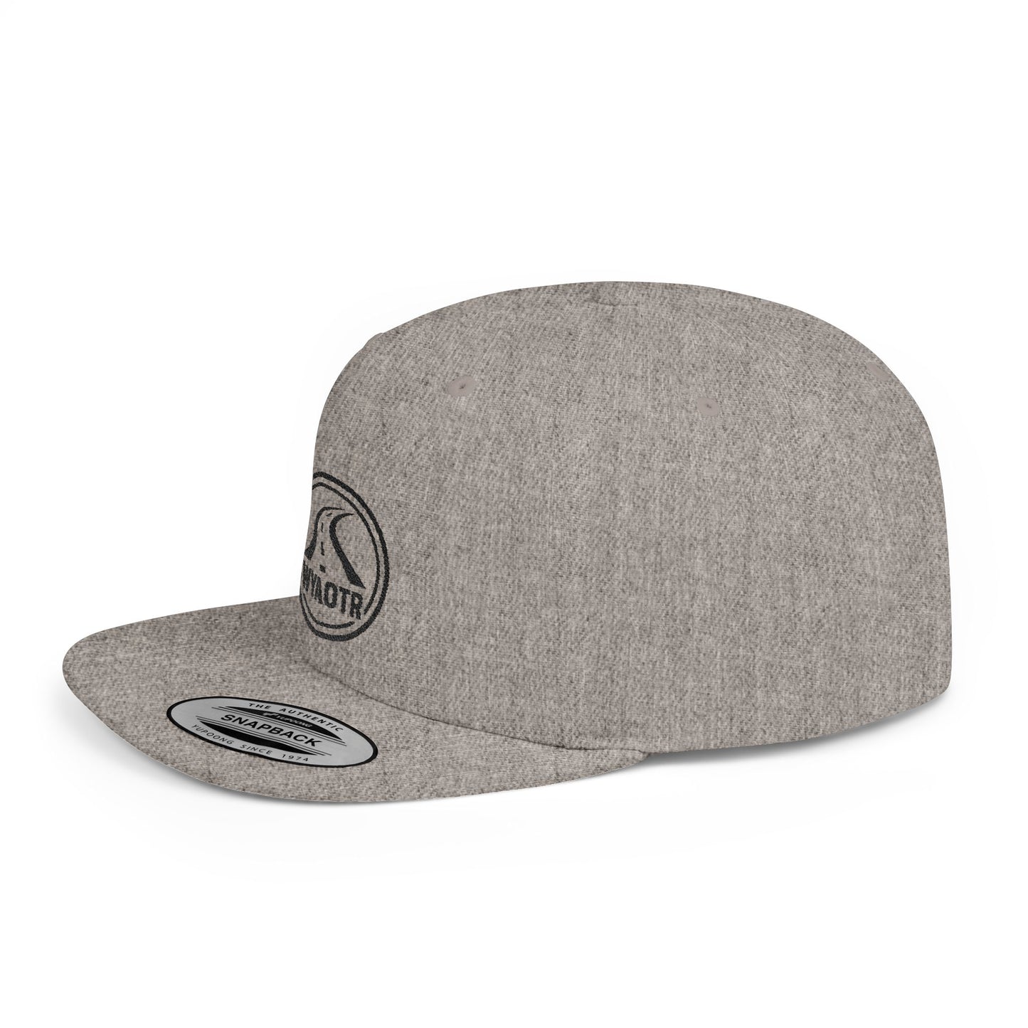 Stylish Flat Bill Snapback Hat, Casual Cap for Outdoors, Streetwear, Gift for Fashion Lovers, Unique Headwear, WYAOTR Design