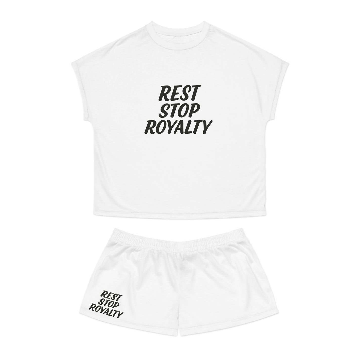 WYAOTR Women’s Short Pajama Set (AOP) “Cargo cutie after dark. Comfort never clocked out.”