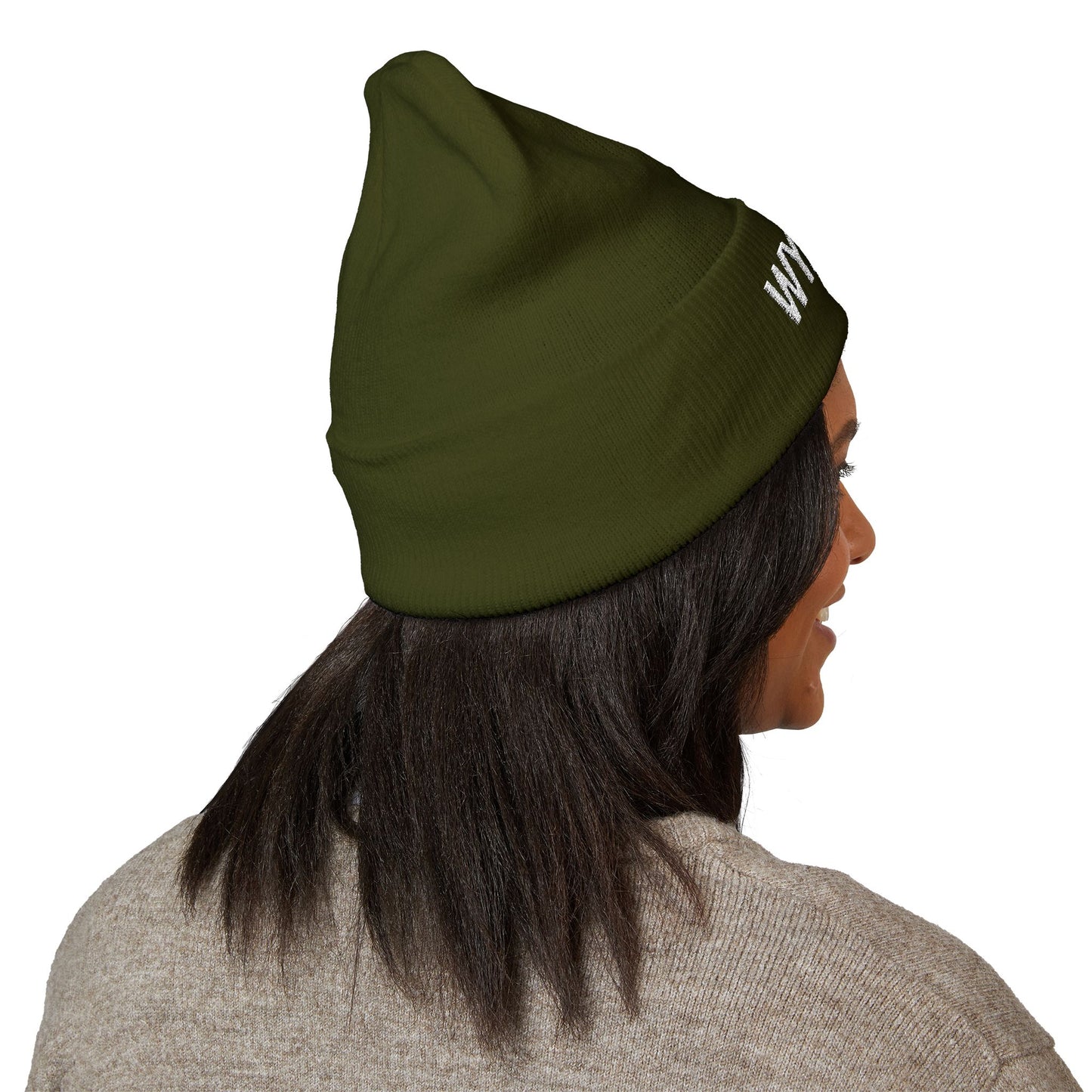 Stylish Embroidered Beanie - WYAOTR | Winter Accessory, Warm Knit Hat, Personalized Gift, Cozy Headwear for All Occasions