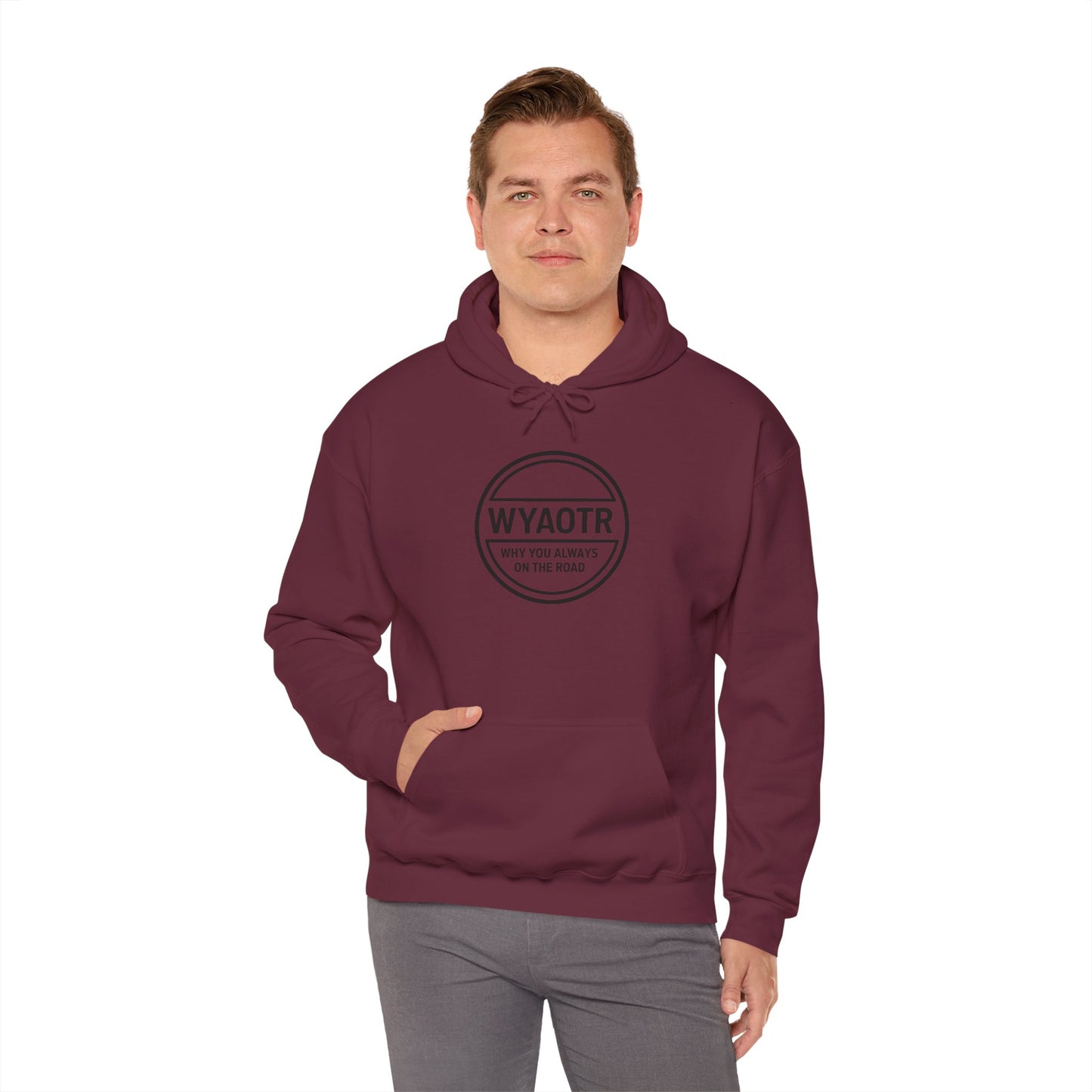 WYAOTR Circle Logo Hoodie  🧥 “Warmth for the road. Identity for the grind.”