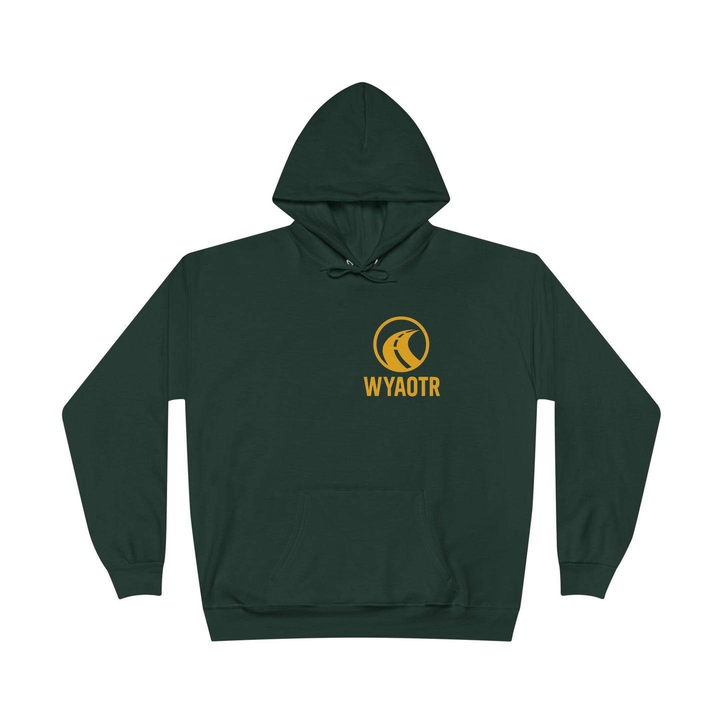 Eco-Friendly Unisex Pullover Hoodie with WYAOTR Design, Casual Sweatshirt, Sustainable Fashion, Gift for Friends, Fall and Winter Wear